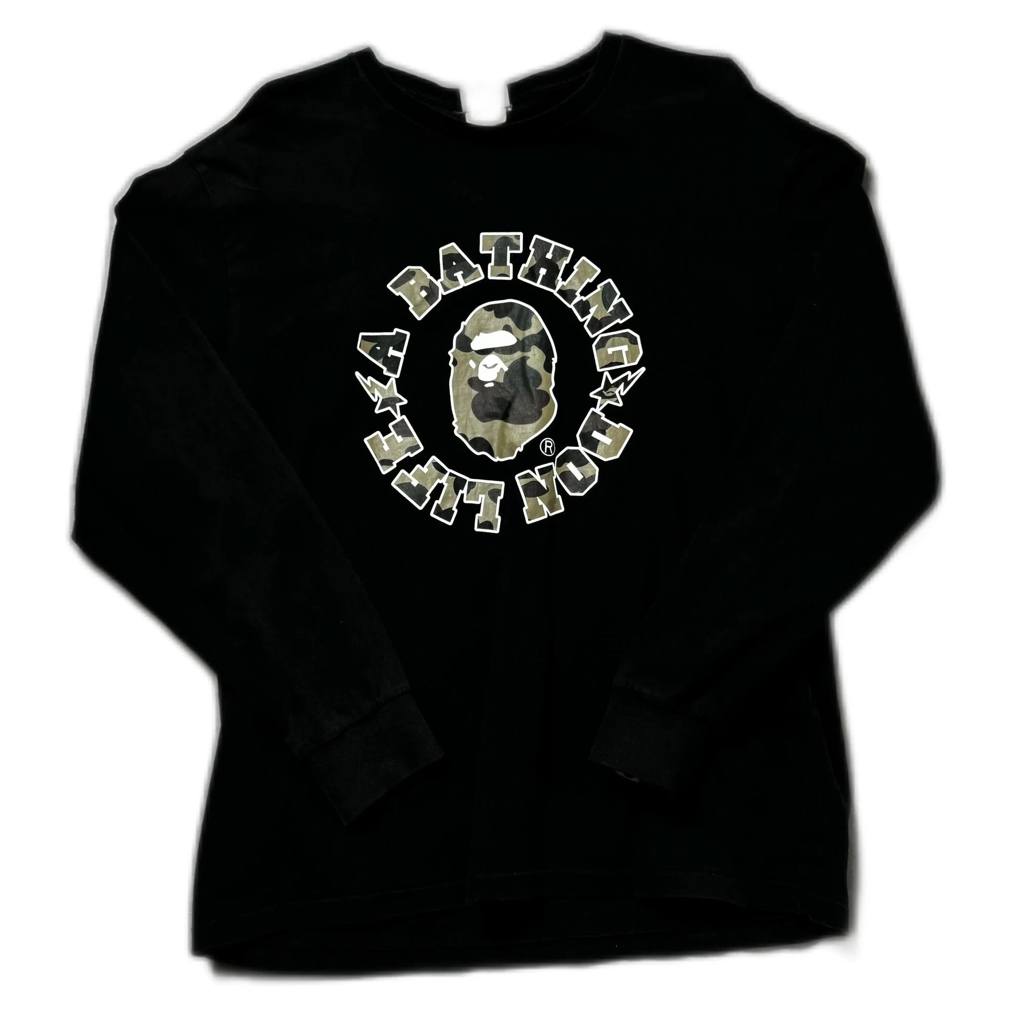 Black A Bathing Ape (BAPE) x Big Sean Long Sleeve Tee - L | The Streetwear Studio