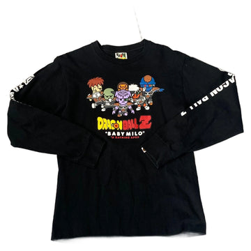 Black A Bathing Ape (BAPE) x Dragonball Z Long Sleeve Tee - M | The Streetwear Studio