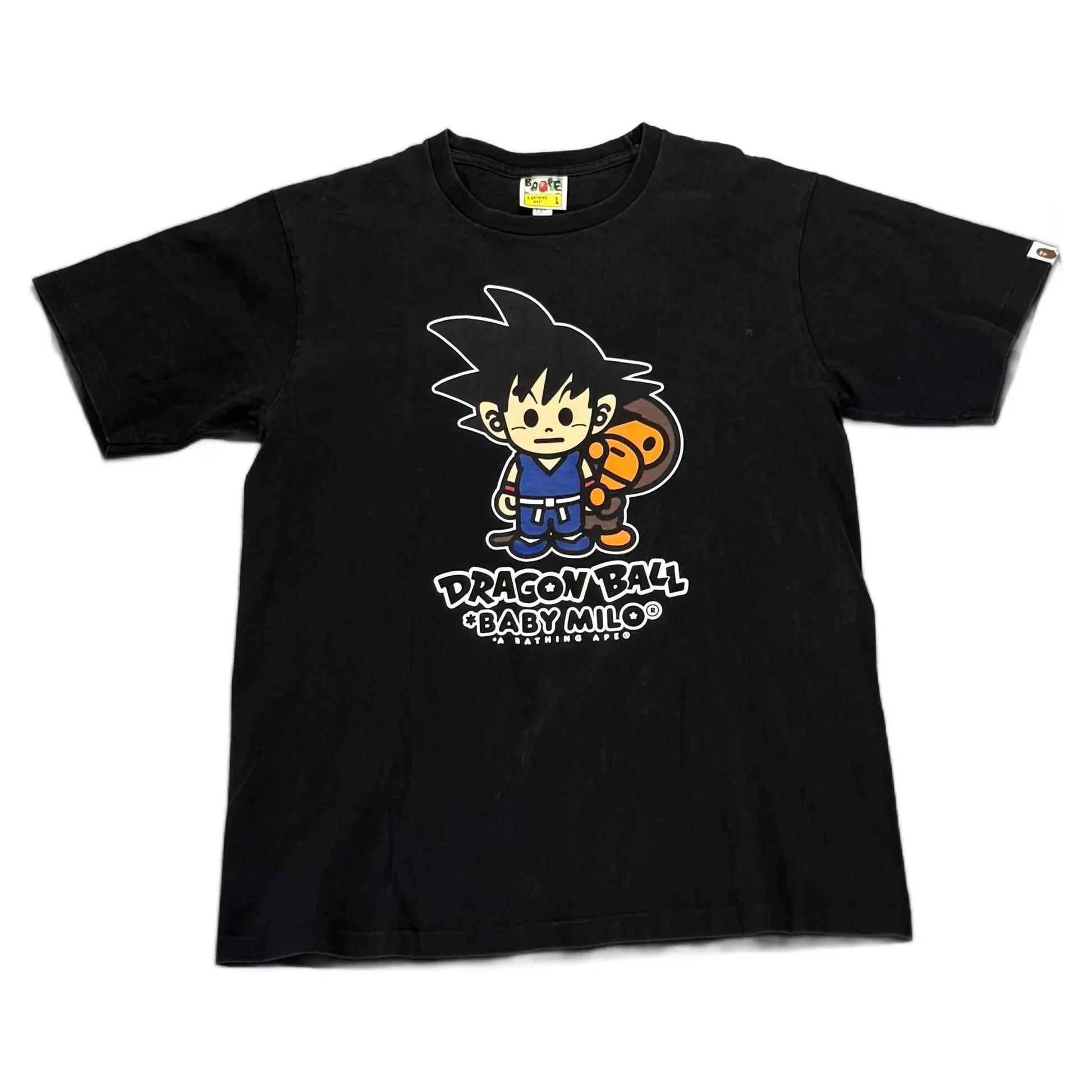 Black A Bathing Ape (BAPE) x Dragonball Z Tee - L | The Streetwear Studio