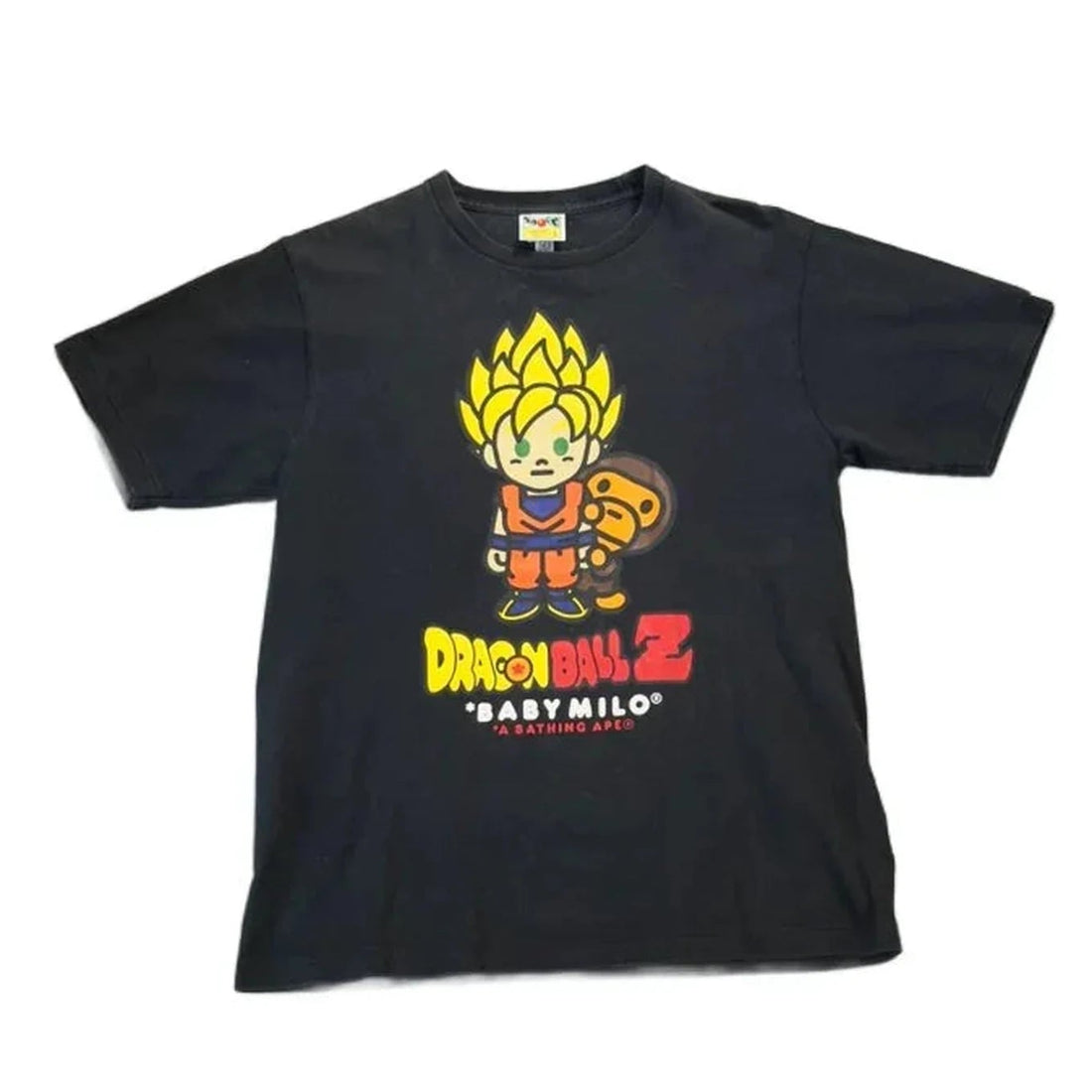 Black A Bathing Ape (BAPE) x Dragonball Z Tee - L | The Streetwear Studio