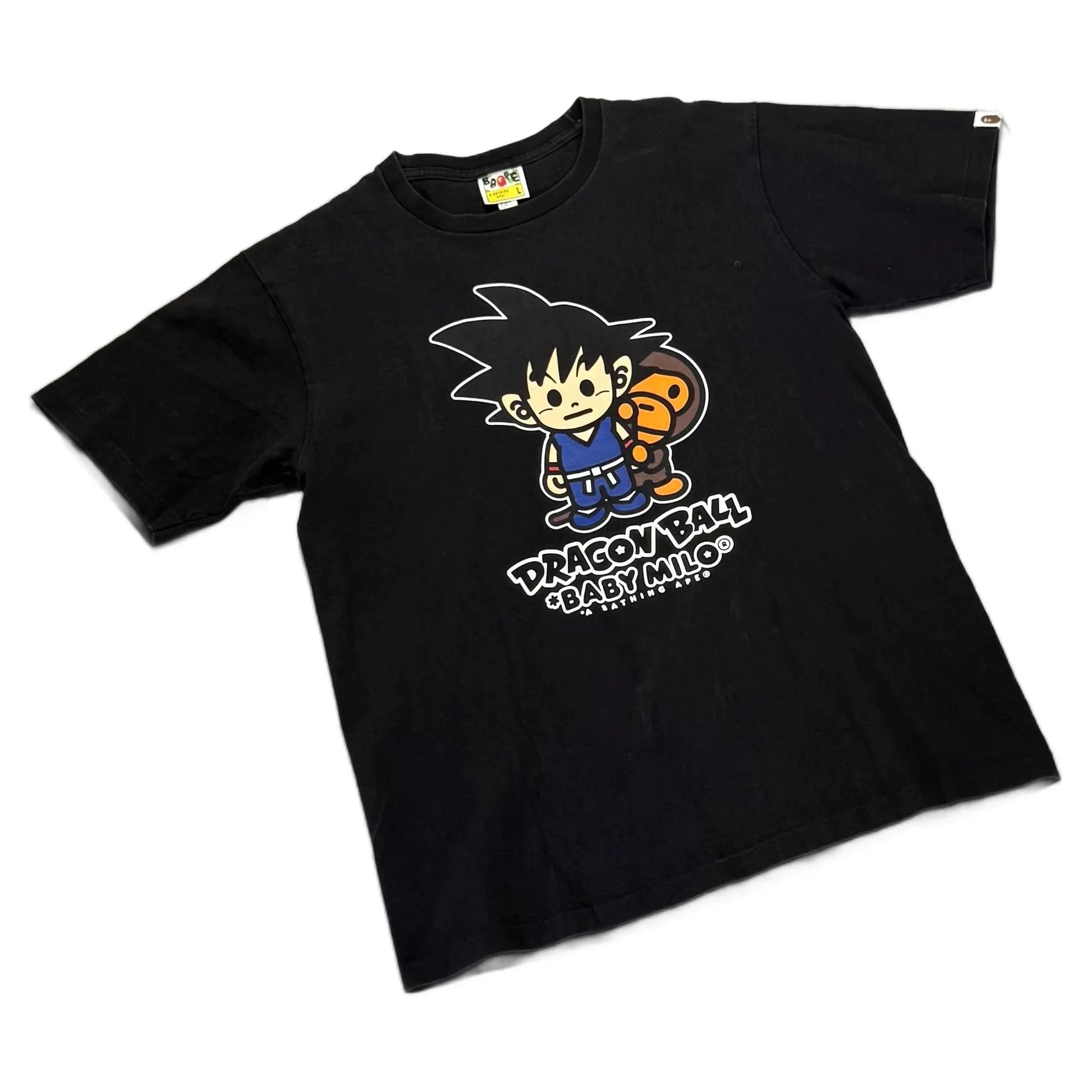 Black A Bathing Ape (BAPE) x Dragonball Z Tee - L | The Streetwear Studio