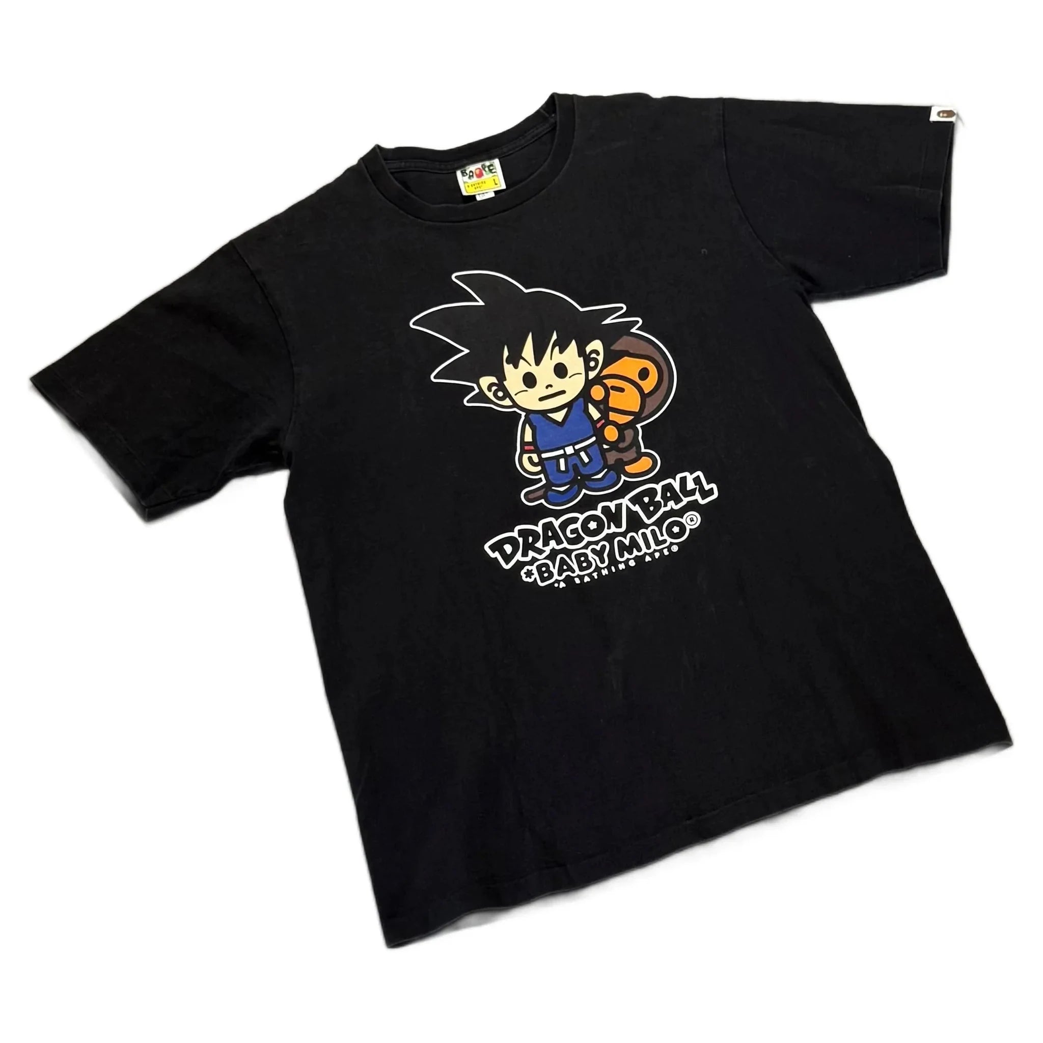 Black A Bathing Ape (BAPE) x Dragonball Z Tee - L | The Streetwear Studio