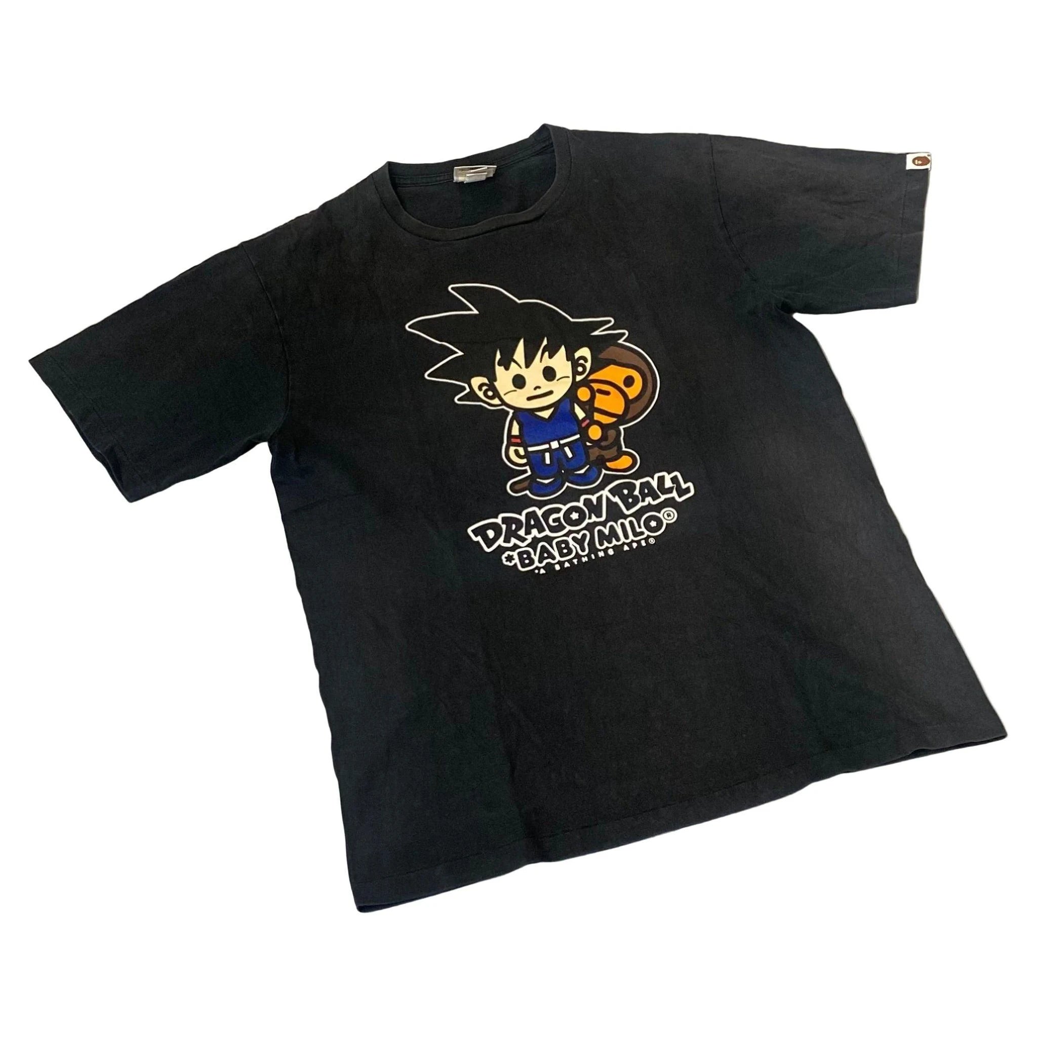 Black A Bathing Ape (BAPE) x Dragonball Z Tee - L | The Streetwear Studio