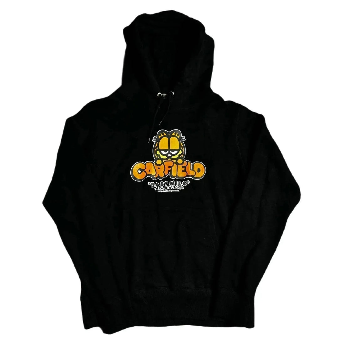 Black A Bathing Ape (BAPE) x Garfield Hoodie - XL | The Streetwear Studio