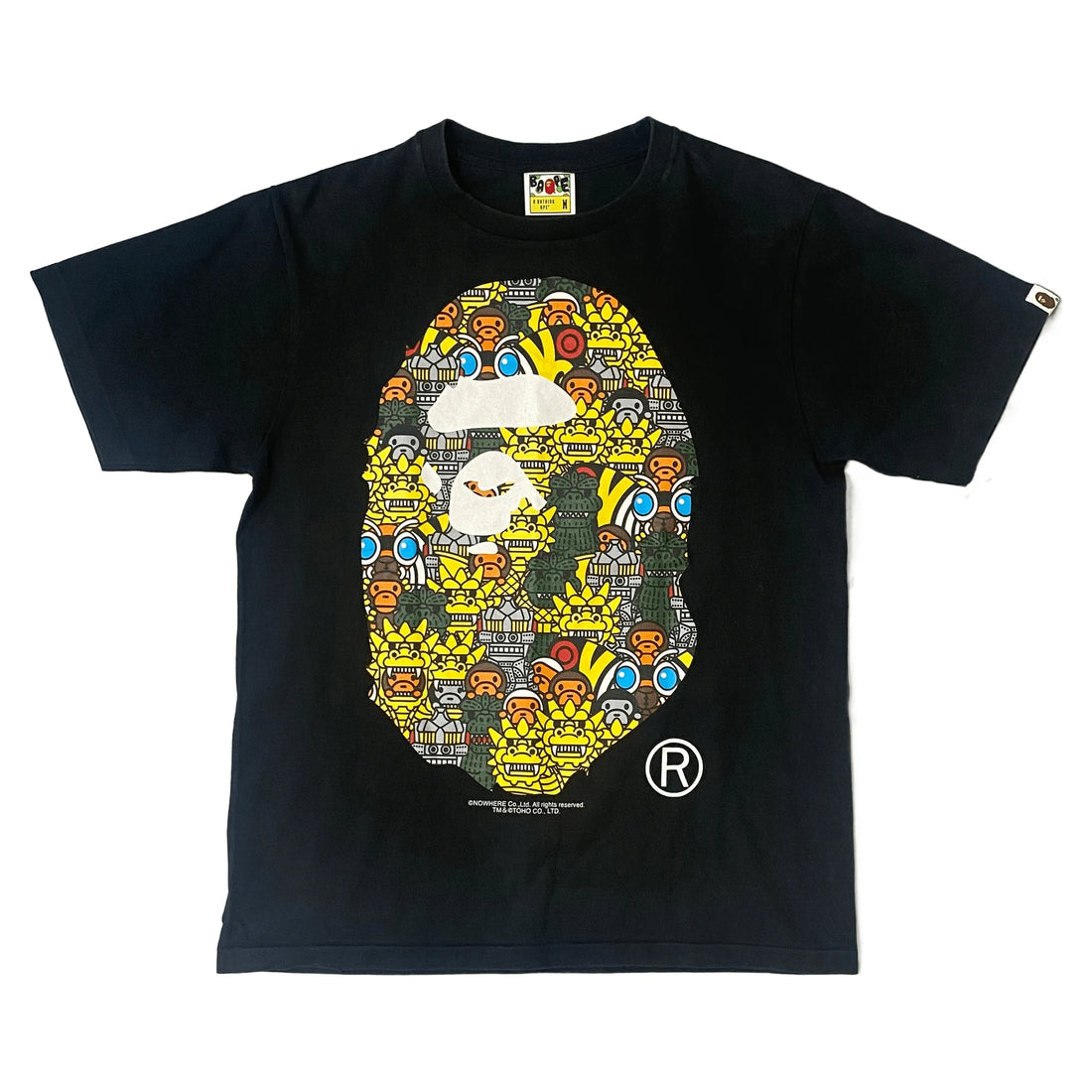 Black A Bathing Ape (BAPE) x Godzilla Tee - M | The Streetwear Studio