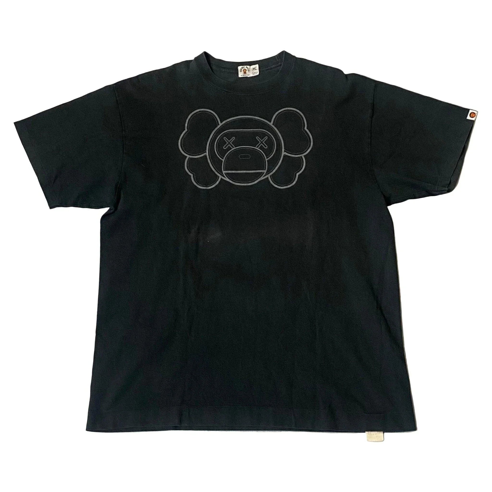 Black A Bathing Ape (BAPE) x KAWS Tee - XL | The Streetwear Studio