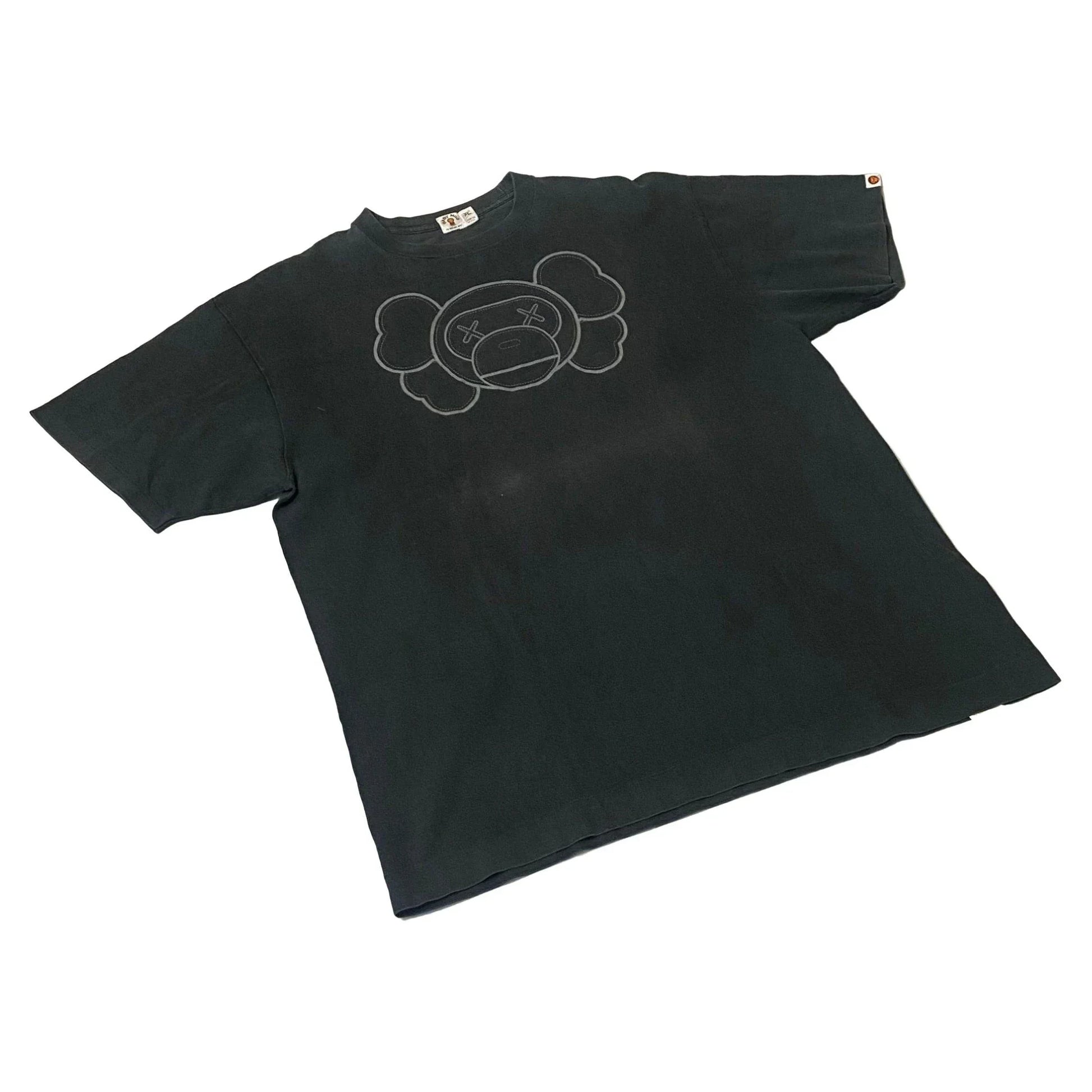 Black A Bathing Ape (BAPE) x KAWS Tee - XL | The Streetwear Studio