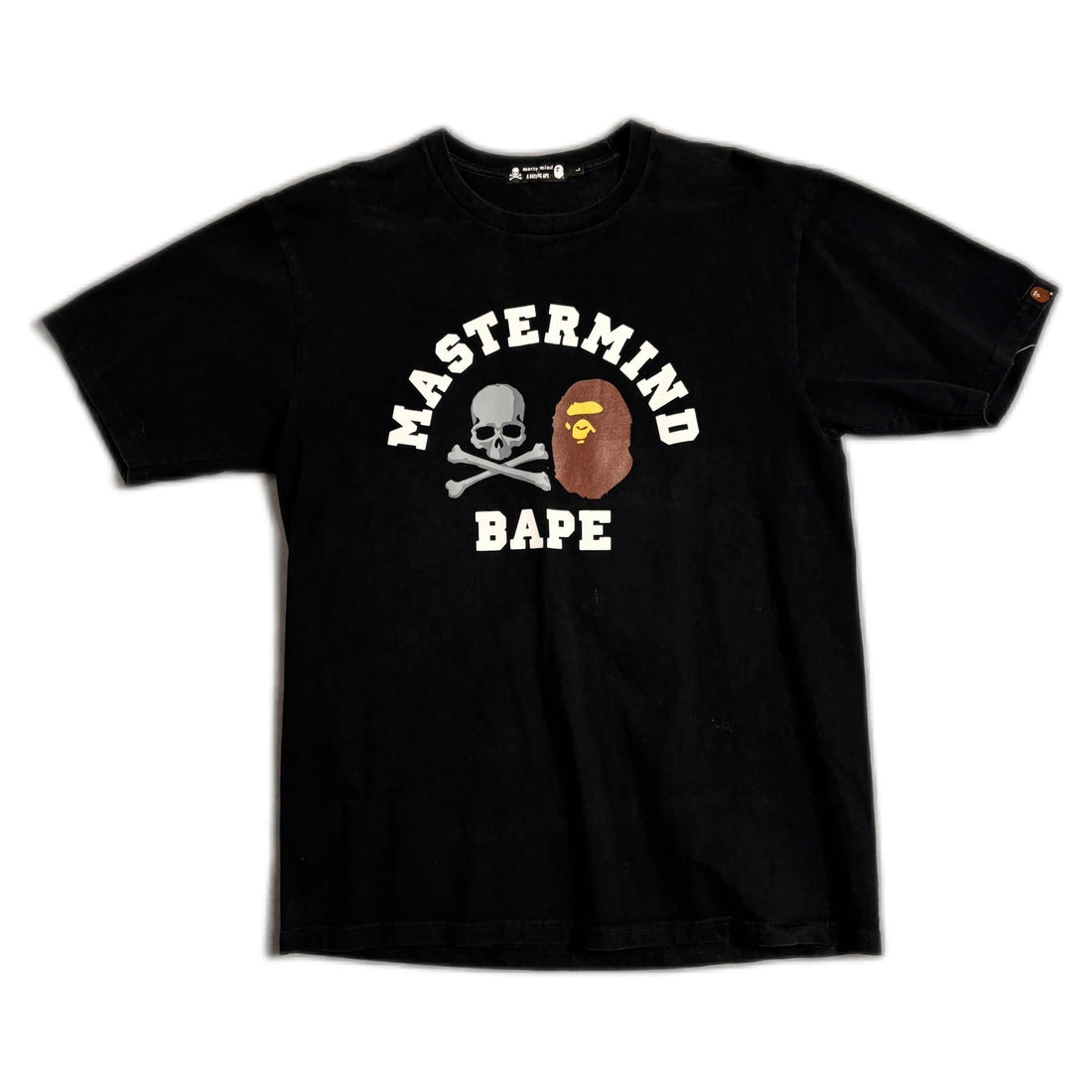 Black A Bathing Ape (BAPE) x Mastermind Tee - L | The Streetwear Studio