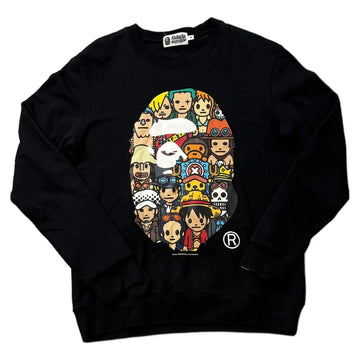 Black A Bathing Ape (BAPE) x One Piece Sweatshirt - M | The Streetwear Studio