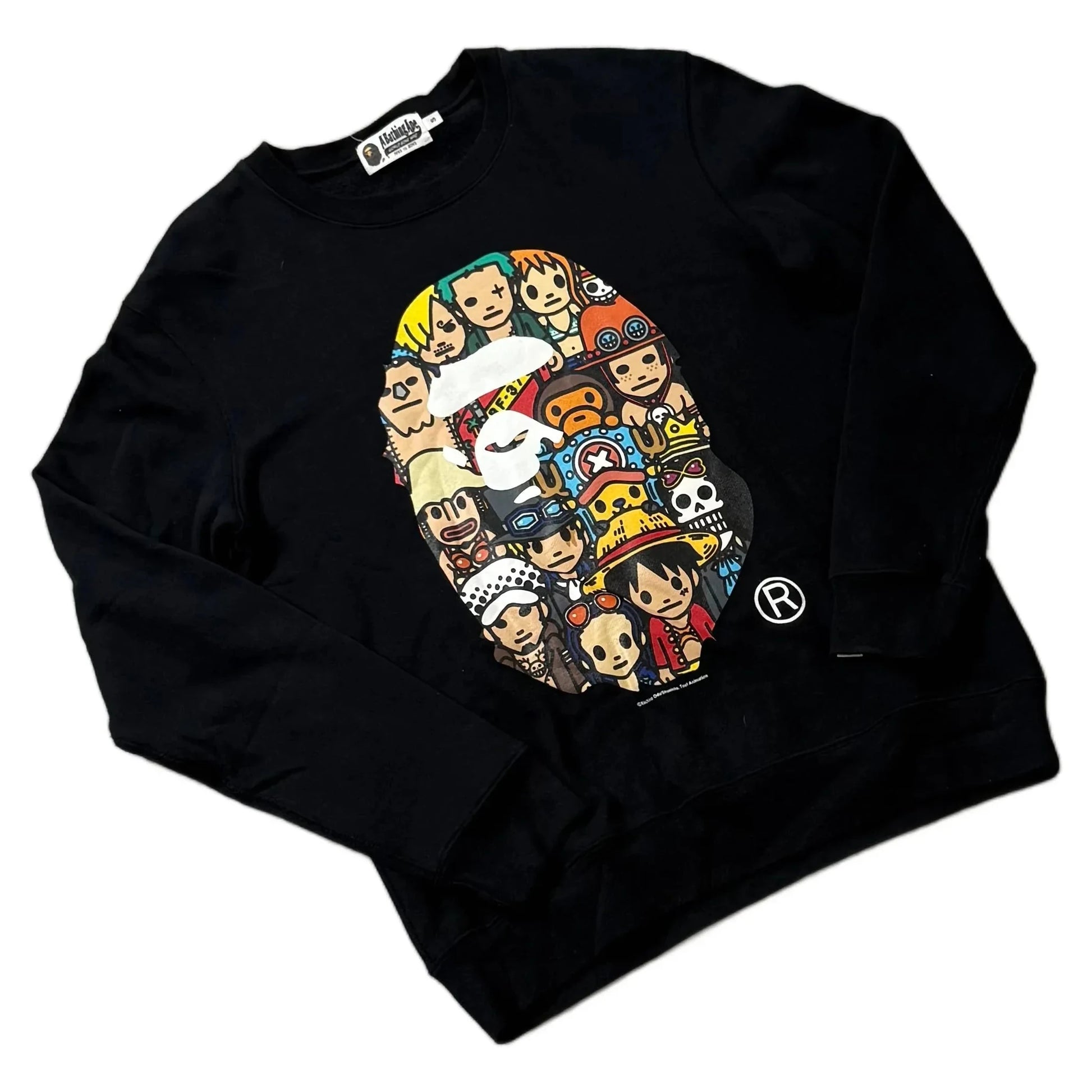 Black A Bathing Ape (BAPE) x One Piece Sweatshirt - M | The Streetwear Studio