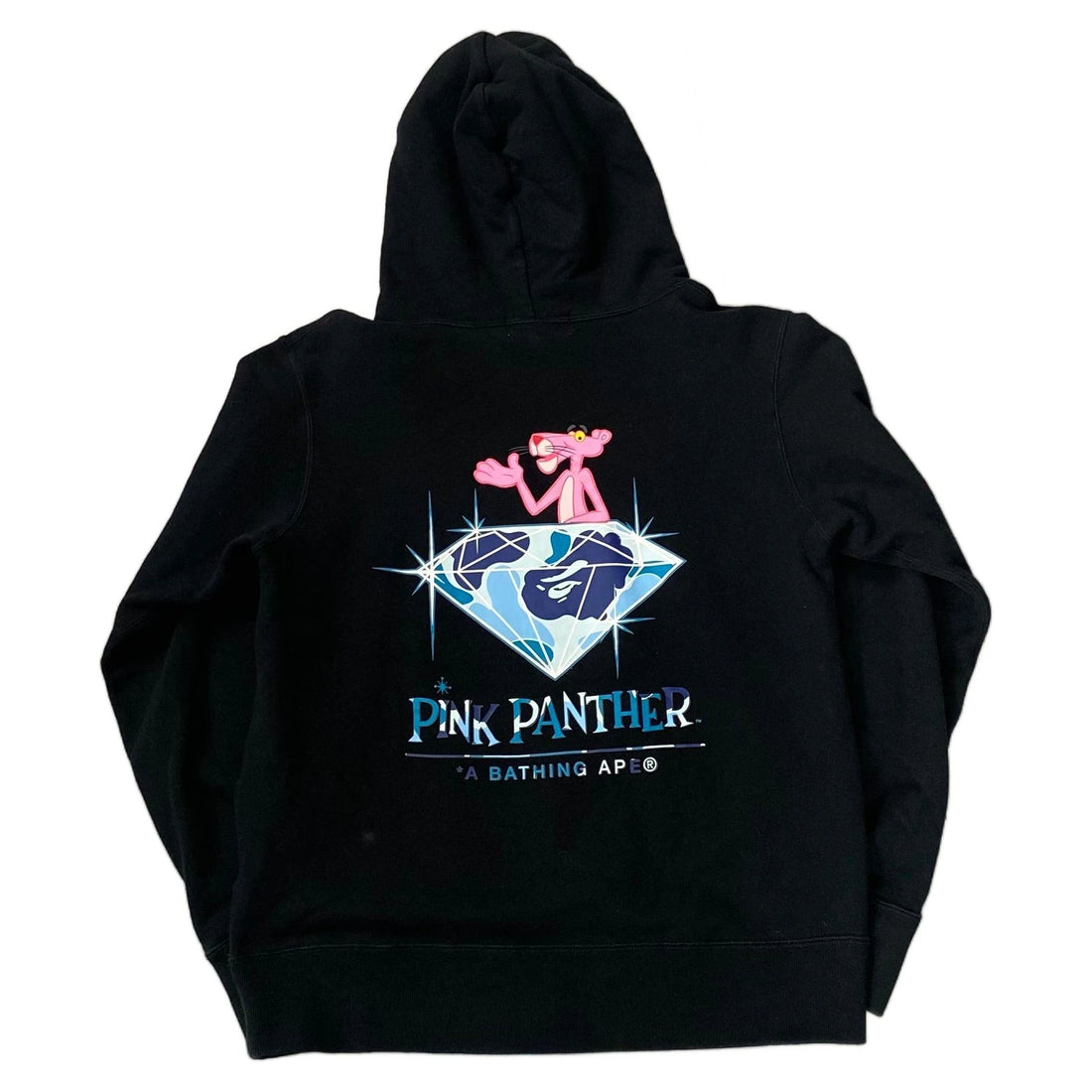 Black A Bathing Ape (BAPE) x Pink Panther Hoodie - M | The Streetwear Studio