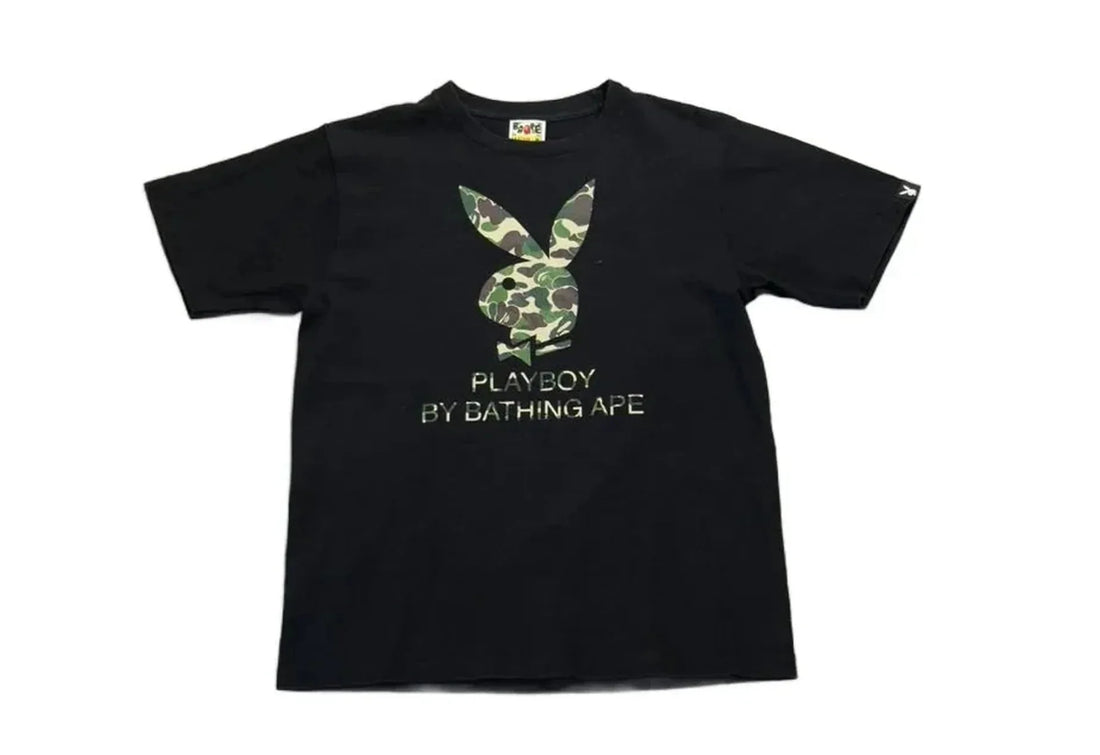 Black A Bathing Ape (BAPE) x Playboy Tee - M | The Streetwear Studio