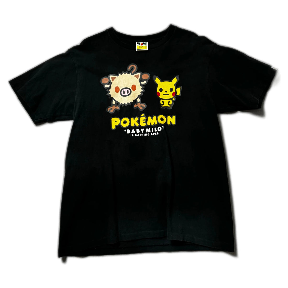Black A Bathing Ape (BAPE) x Pokemon Tee - L | The Streetwear Studio