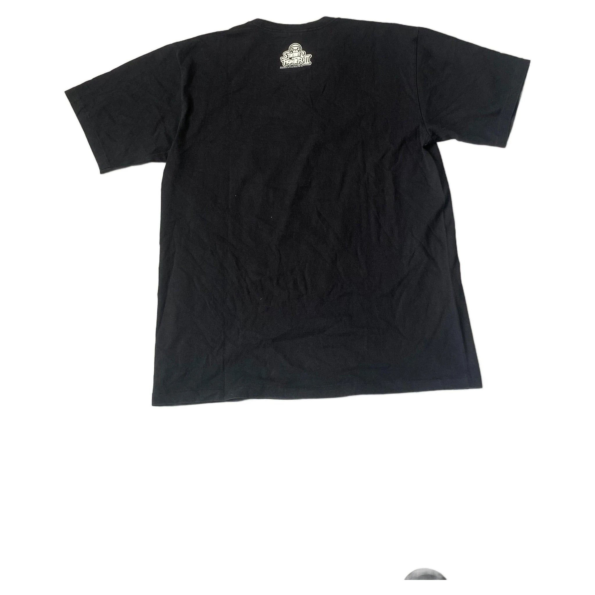 Black A Bathing Ape (BAPE) x Street Fighter Tee - XXL | The Streetwear Studio