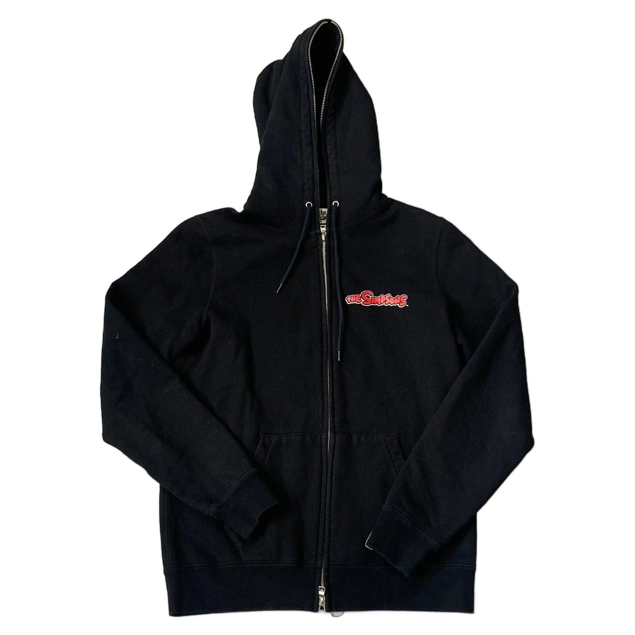 Black A Bathing Ape (BAPE) x The Simpsons Hoodie - S | The Streetwear Studio