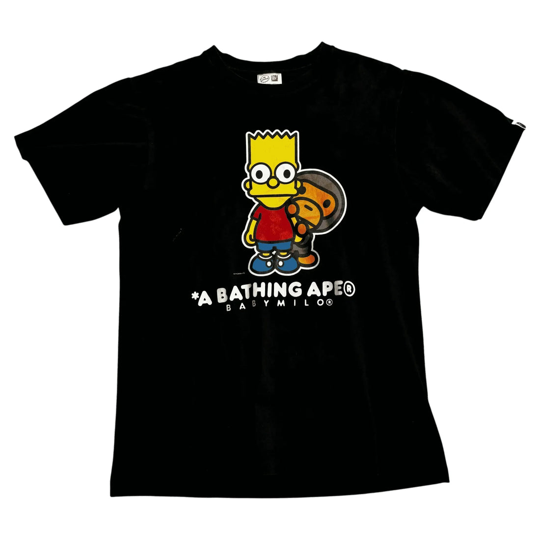 Black A Bathing Ape (BAPE) x The Simpsons Tee - M | The Streetwear Studio