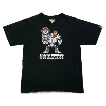 Black A Bathing Ape (BAPE) x Transformers Tee - S | The Streetwear Studio