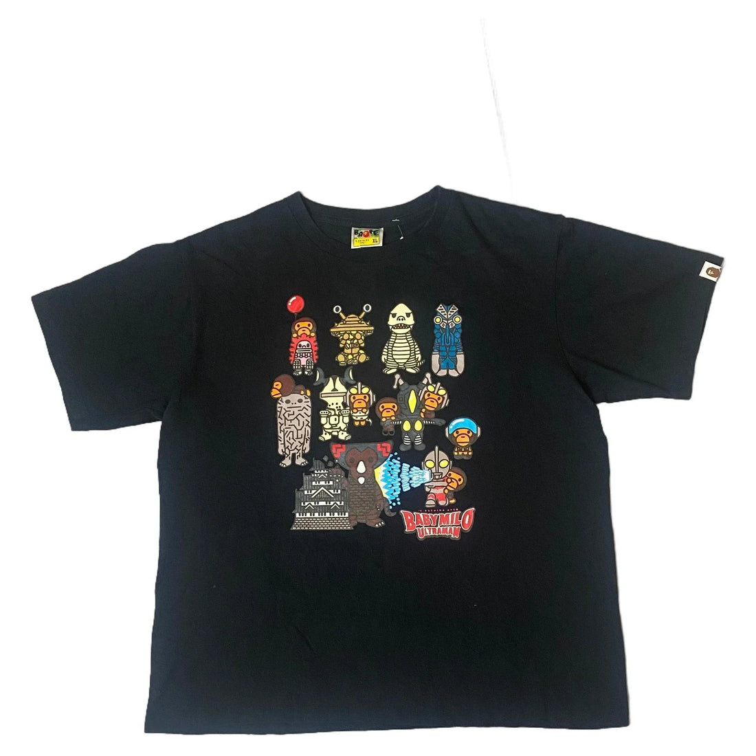 Black A Bathing Ape (BAPE) x Ultraman Tee - XL | The Streetwear Studio