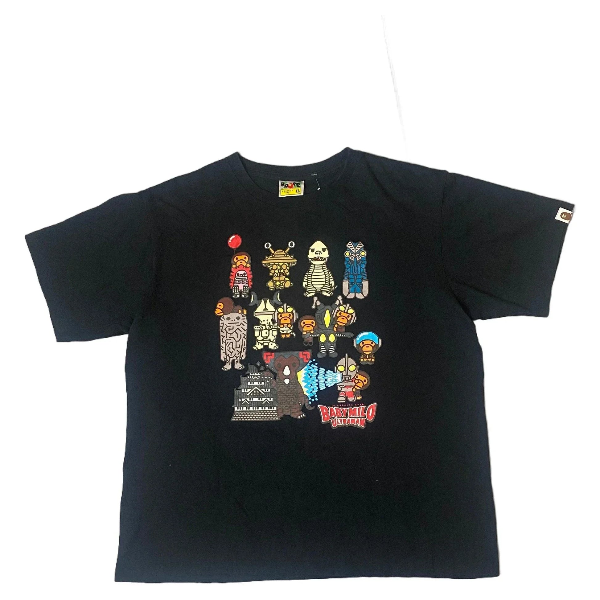 Black A Bathing Ape (BAPE) x Ultraman Tee - XL | The Streetwear Studio