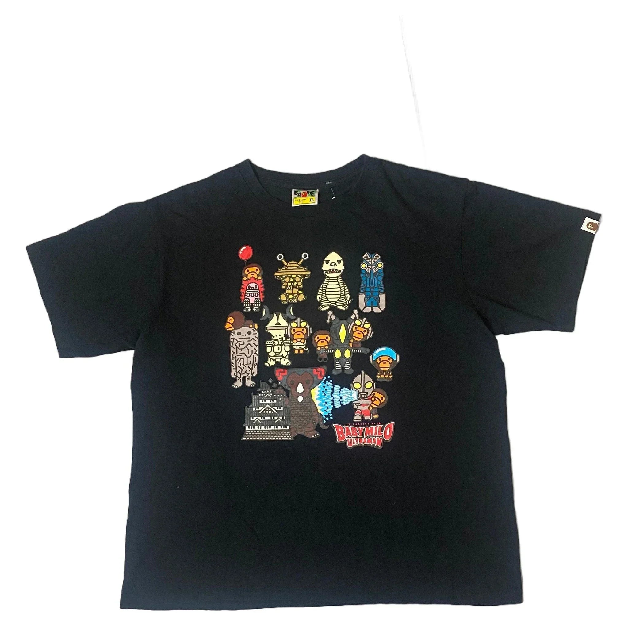 Black A Bathing Ape (BAPE) x Ultraman Tee - XL | The Streetwear Studio