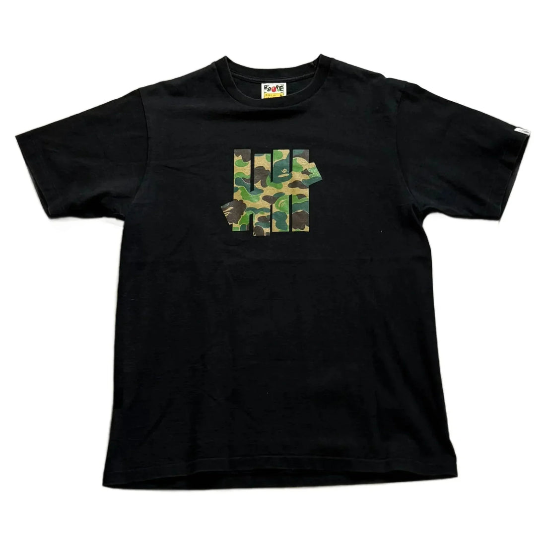 Black A Bating Ape (BAPE) x Undefeated Tee - M | The Streetwear Studio