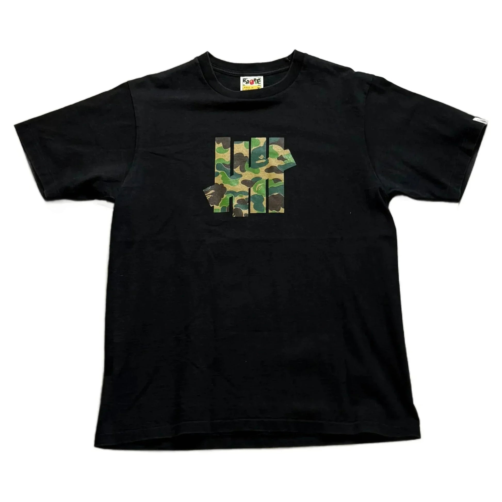 Black A Bating Ape (BAPE) x Undefeated Tee - M | The Streetwear Studio