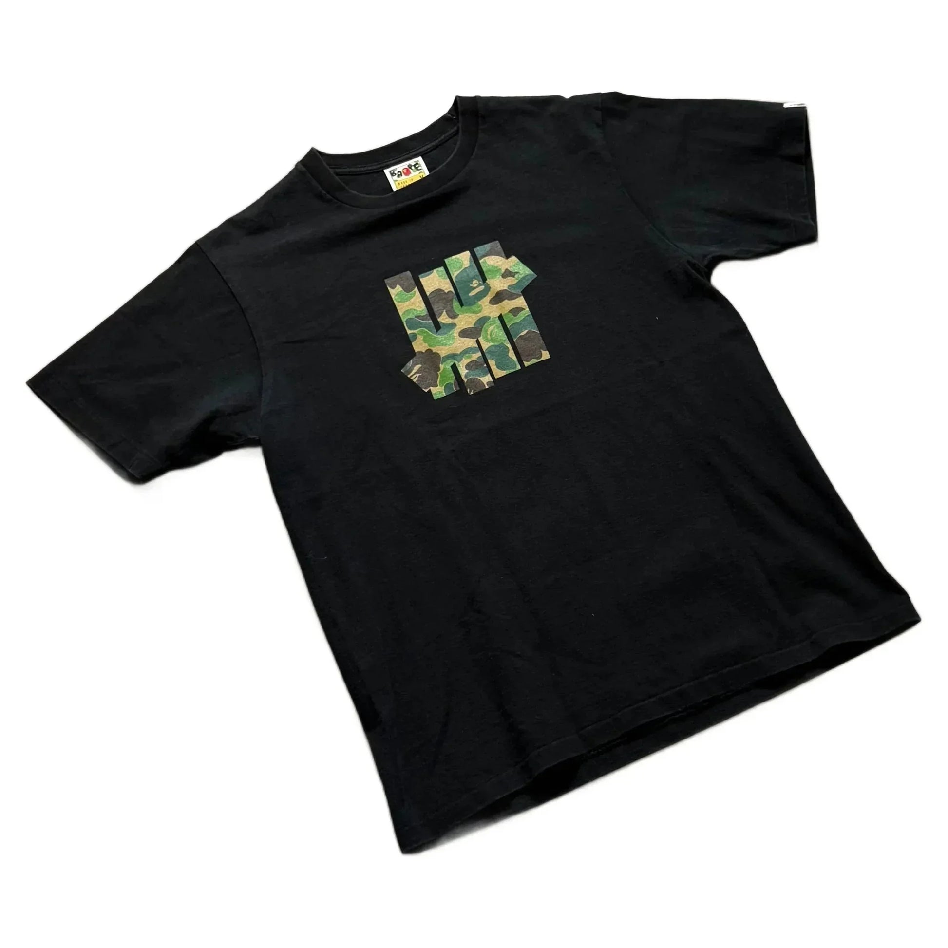 Black A Bating Ape (BAPE) x Undefeated Tee - M | The Streetwear Studio