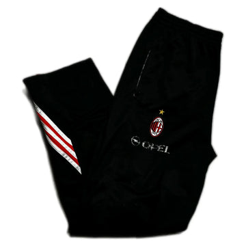 Black Adidas AC Milan Joggers - L | The Streetwear Studio