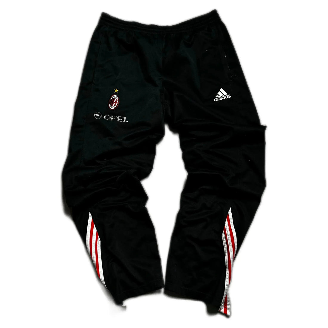 Black Adidas AC Milan Joggers - L | The Streetwear Studio