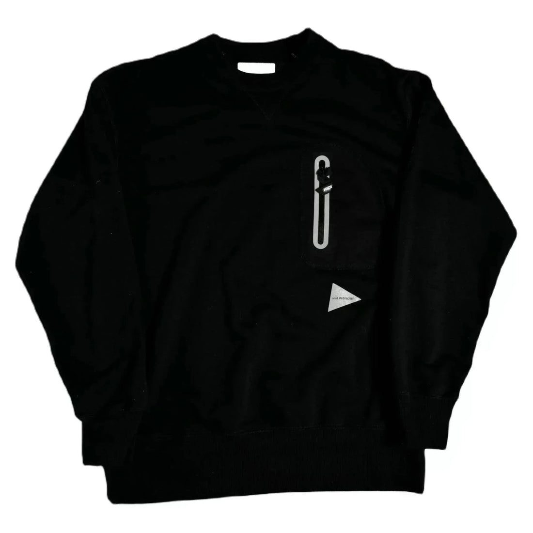 Black And Wander Sweatshirt - L | The Streetwear Studio