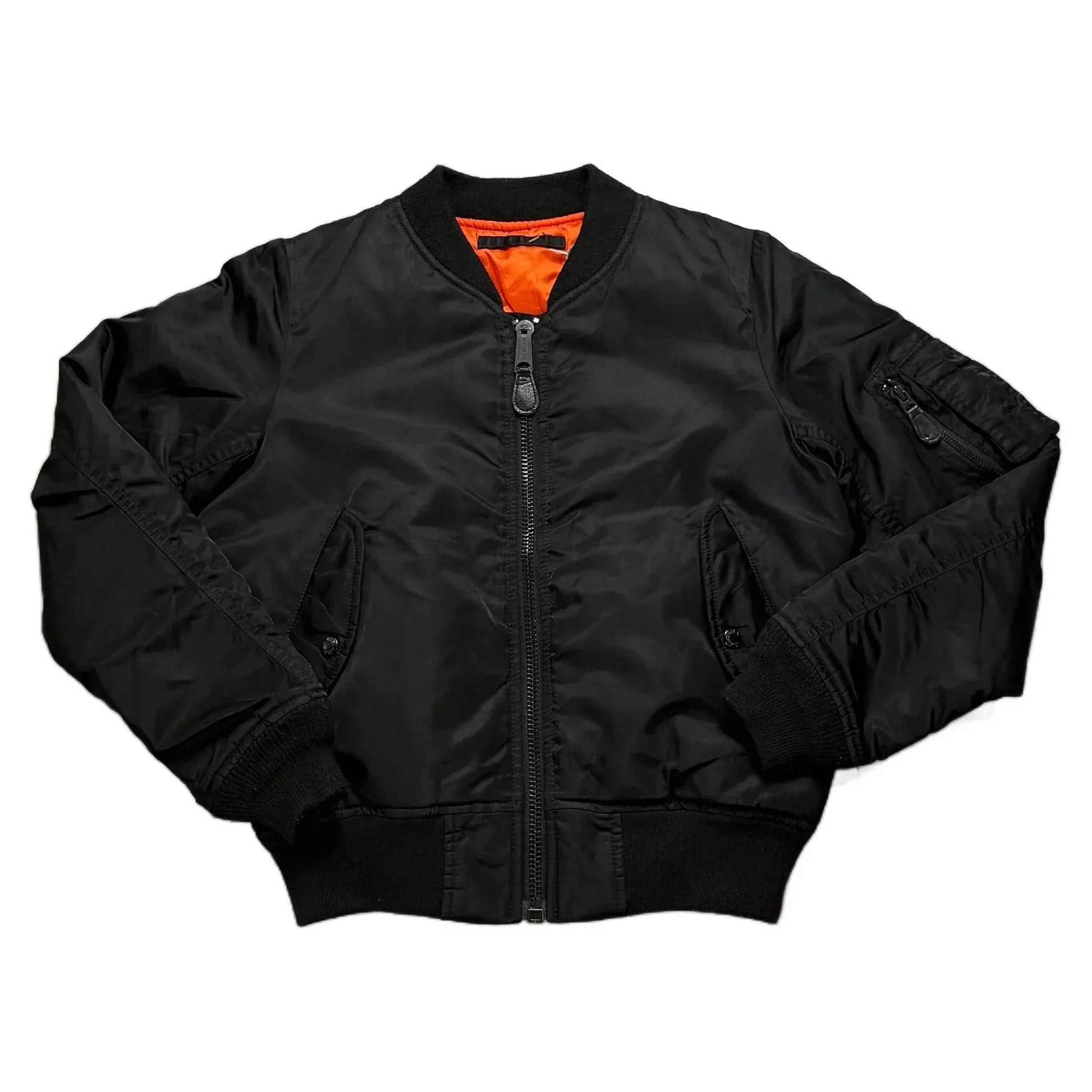 Black Avirex Bomber Jacket - XS | The Streetwear Studio