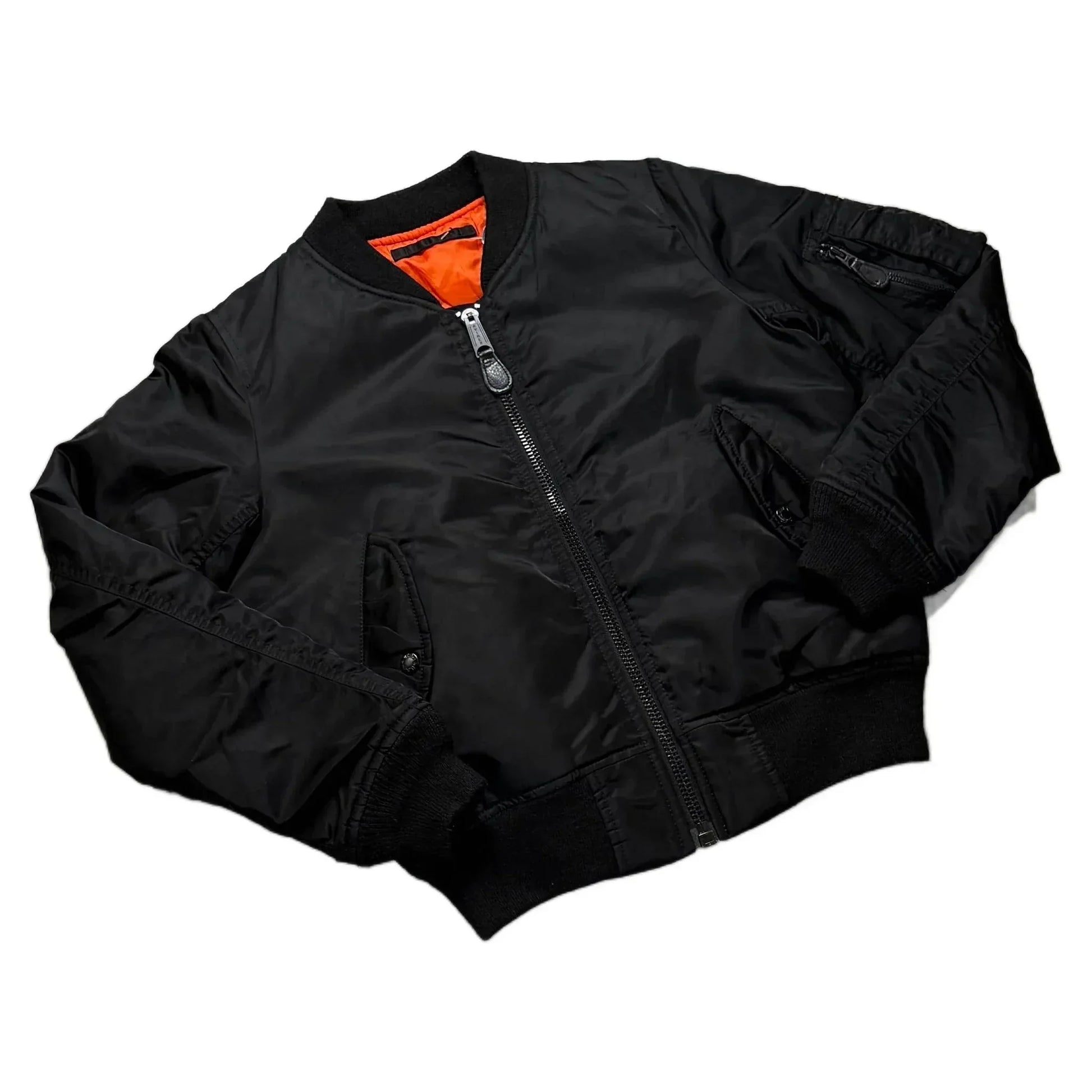 Black Avirex Bomber Jacket - XS | The Streetwear Studio