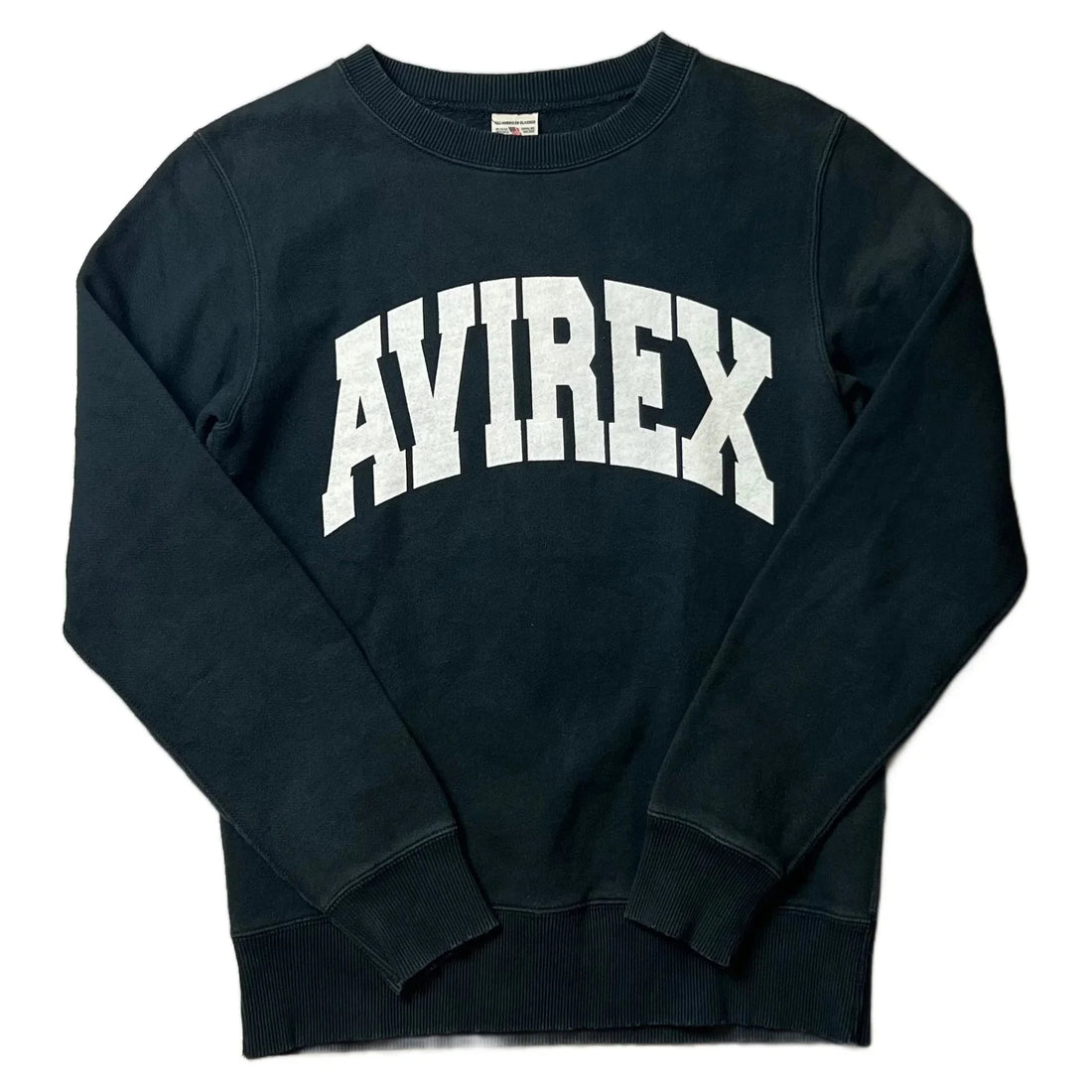 Black Avirex Sweatshirt - S | The Streetwear Studio