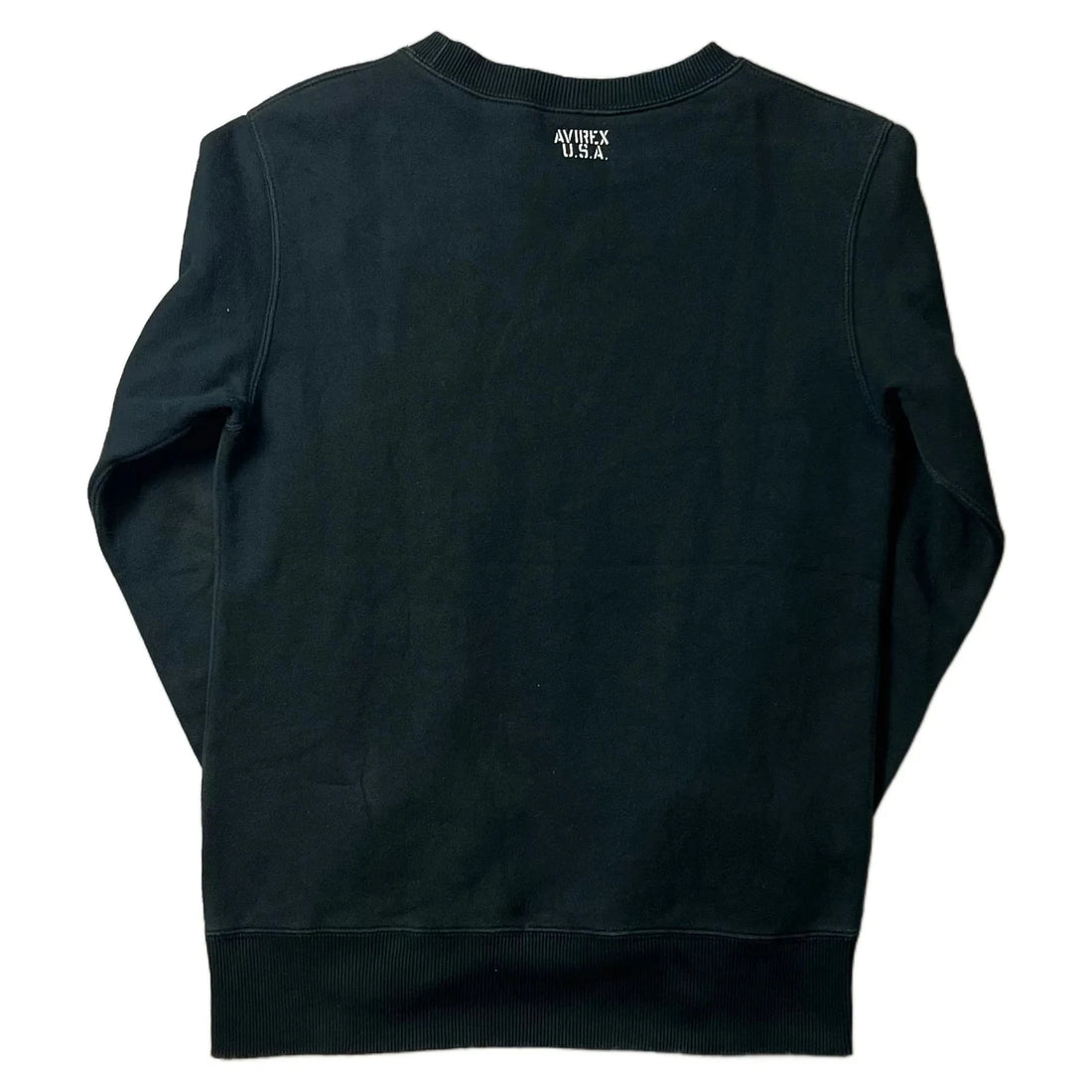 Black Avirex Sweatshirt - S | The Streetwear Studio