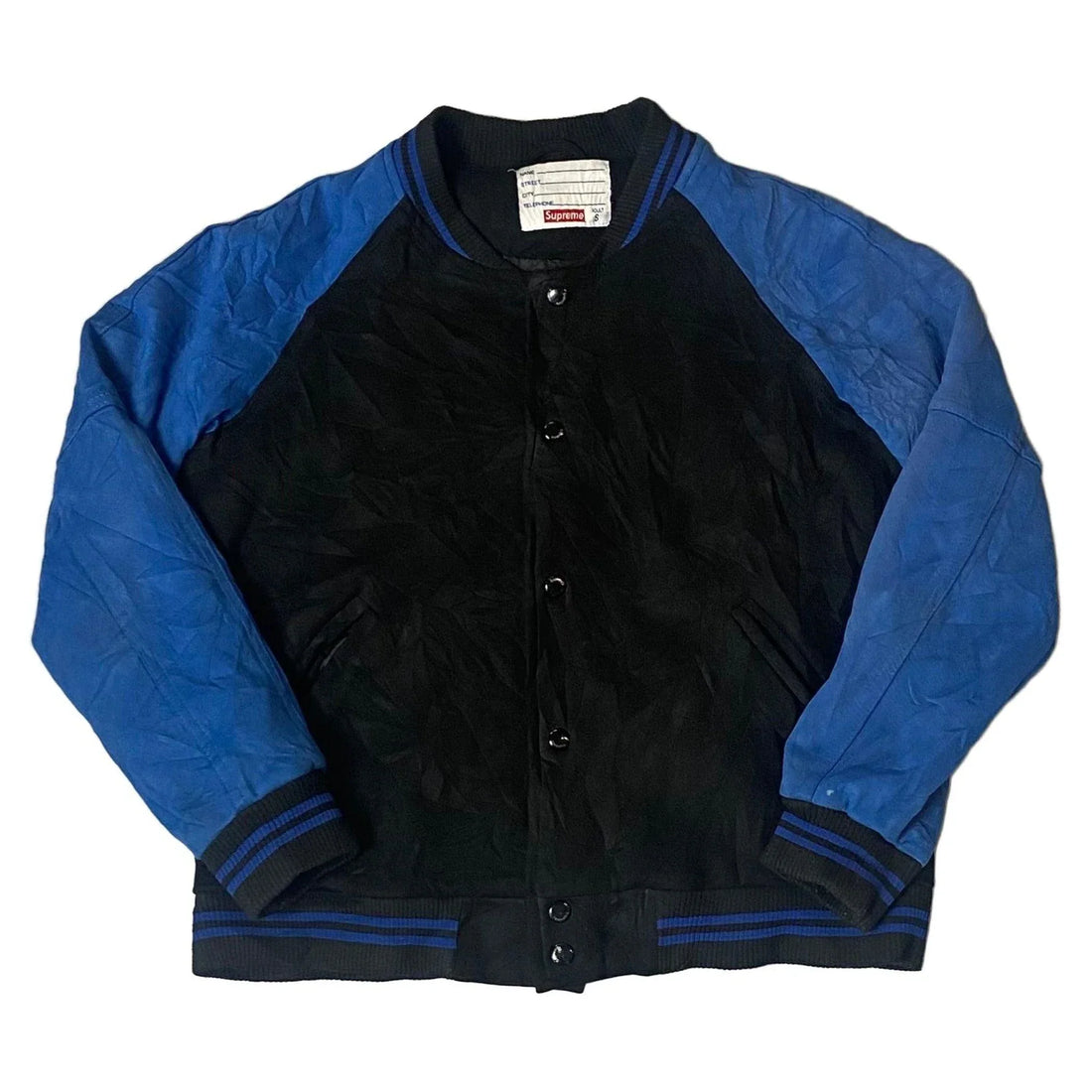Black + Blue Supreme Jacket - S | The Streetwear Studio