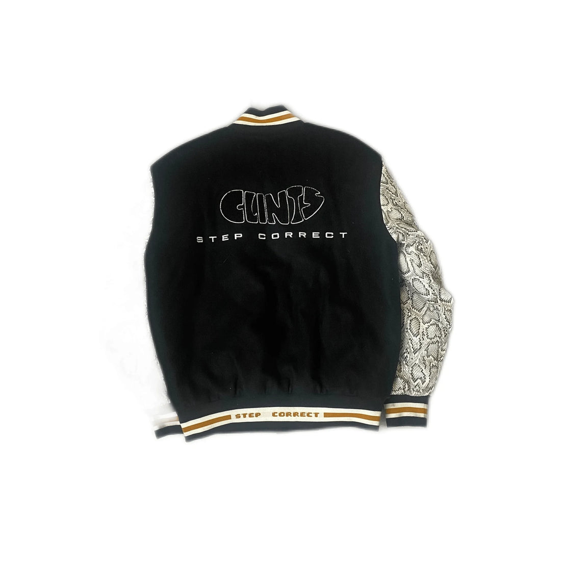 Black Clint's 3 Year Anniversary Varisity Jacket - S | The Streetwear Studio