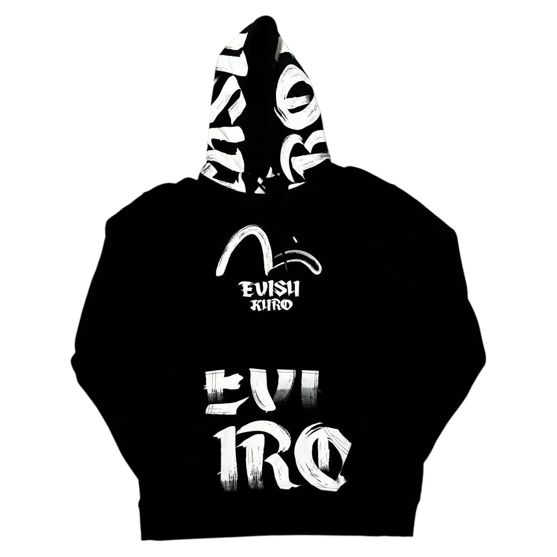 Black Evisu Hoodie - XL | The Streetwear Studio