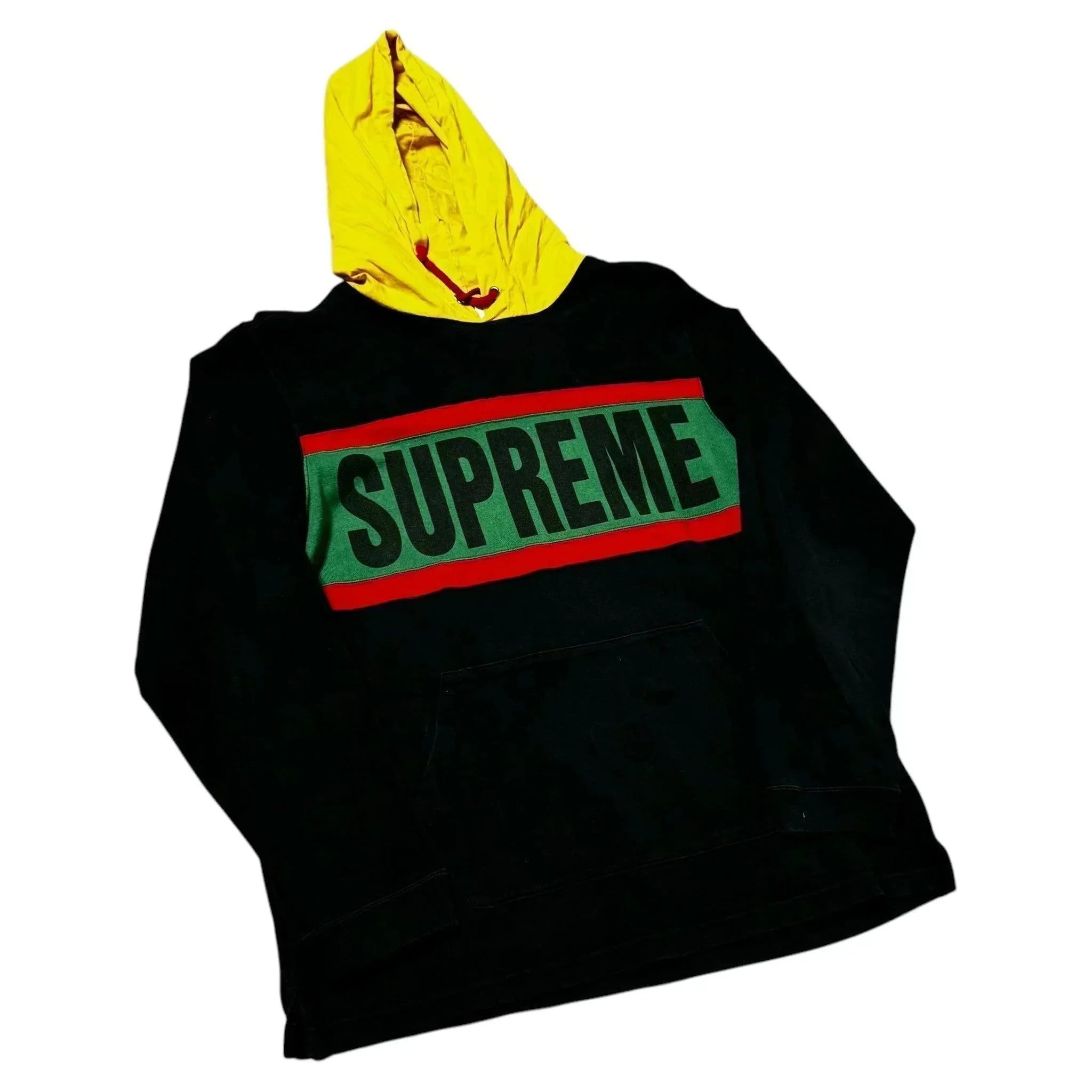Black, Green + Yellow Supreme Hoodie - M | The Streetwear Studio