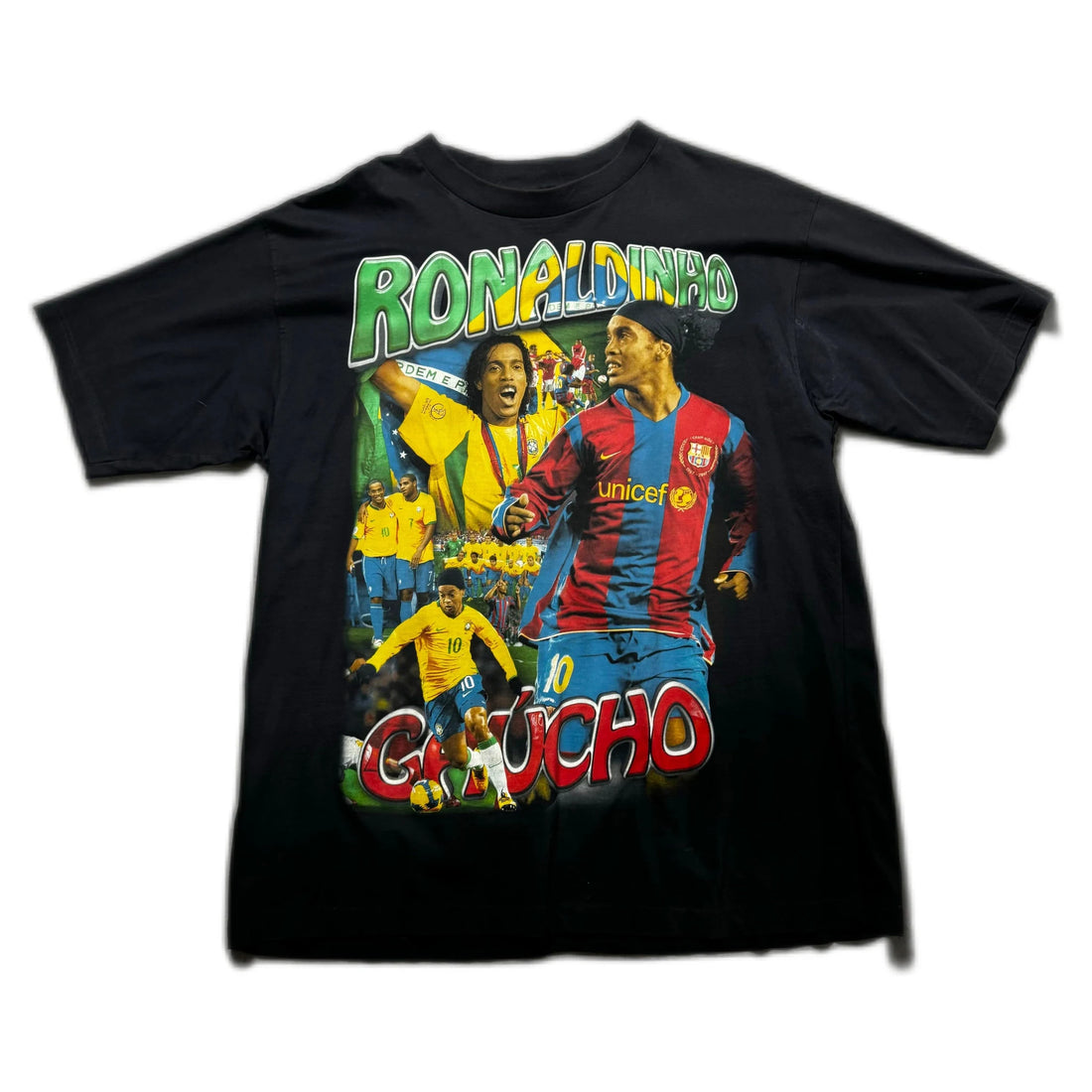 Black Marino Norwood Ronaldinho Tee - XL | The Streetwear Studio