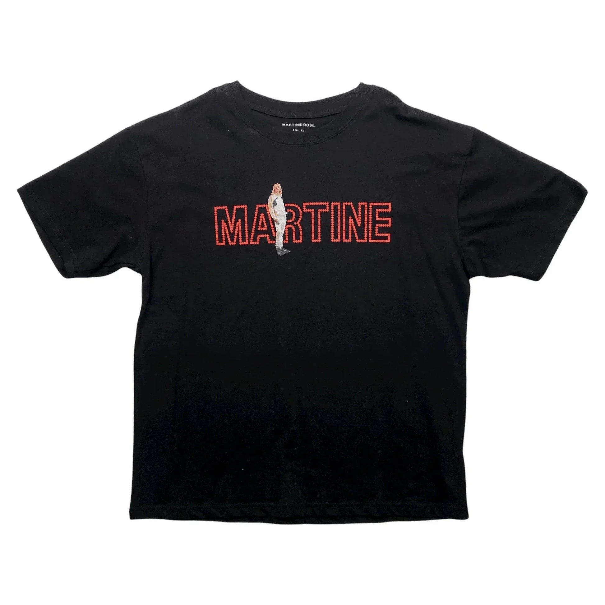 Black Martine Rose Brittle Tee - L | The Streetwear Studio