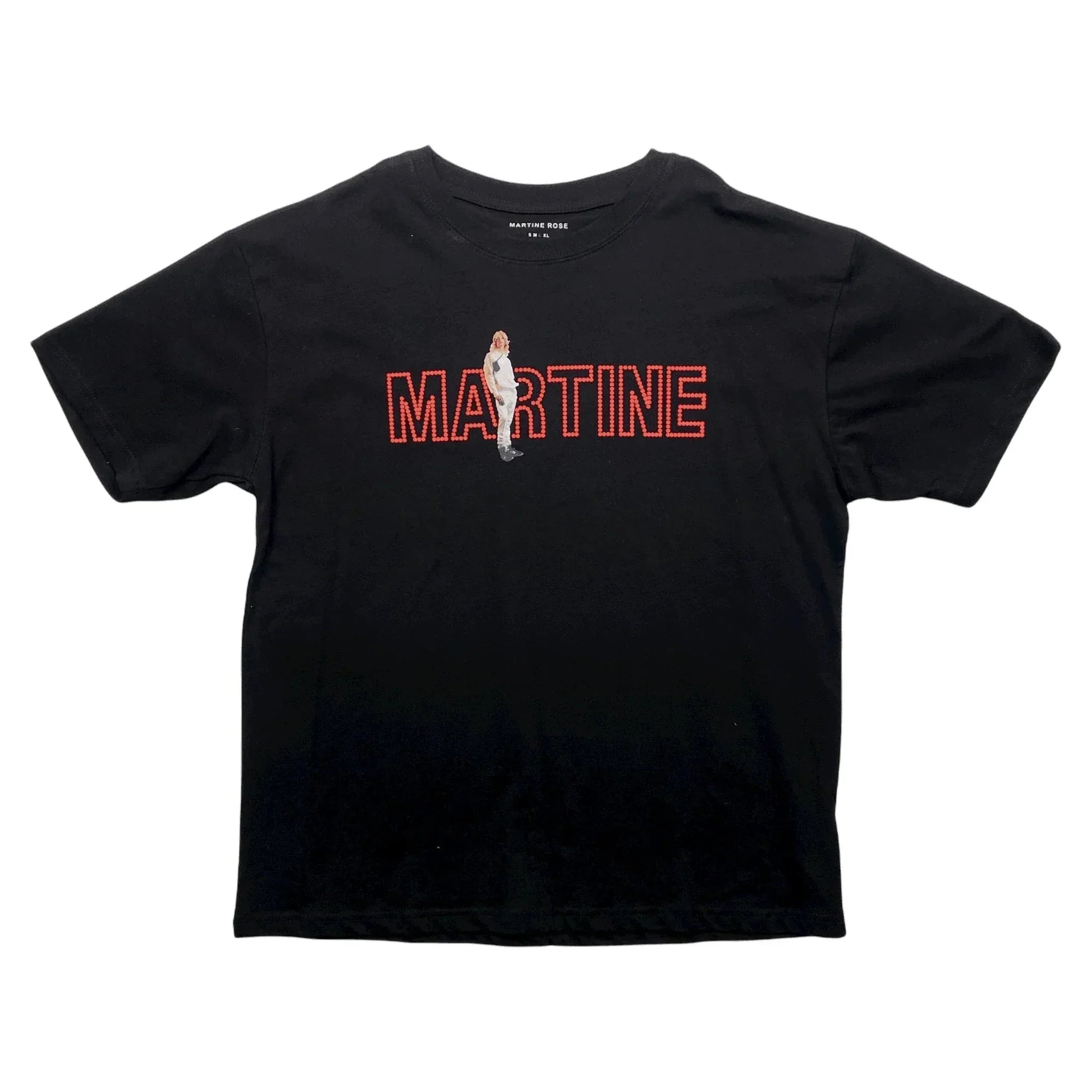 Black Martine Rose Brittle Tee - L | The Streetwear Studio