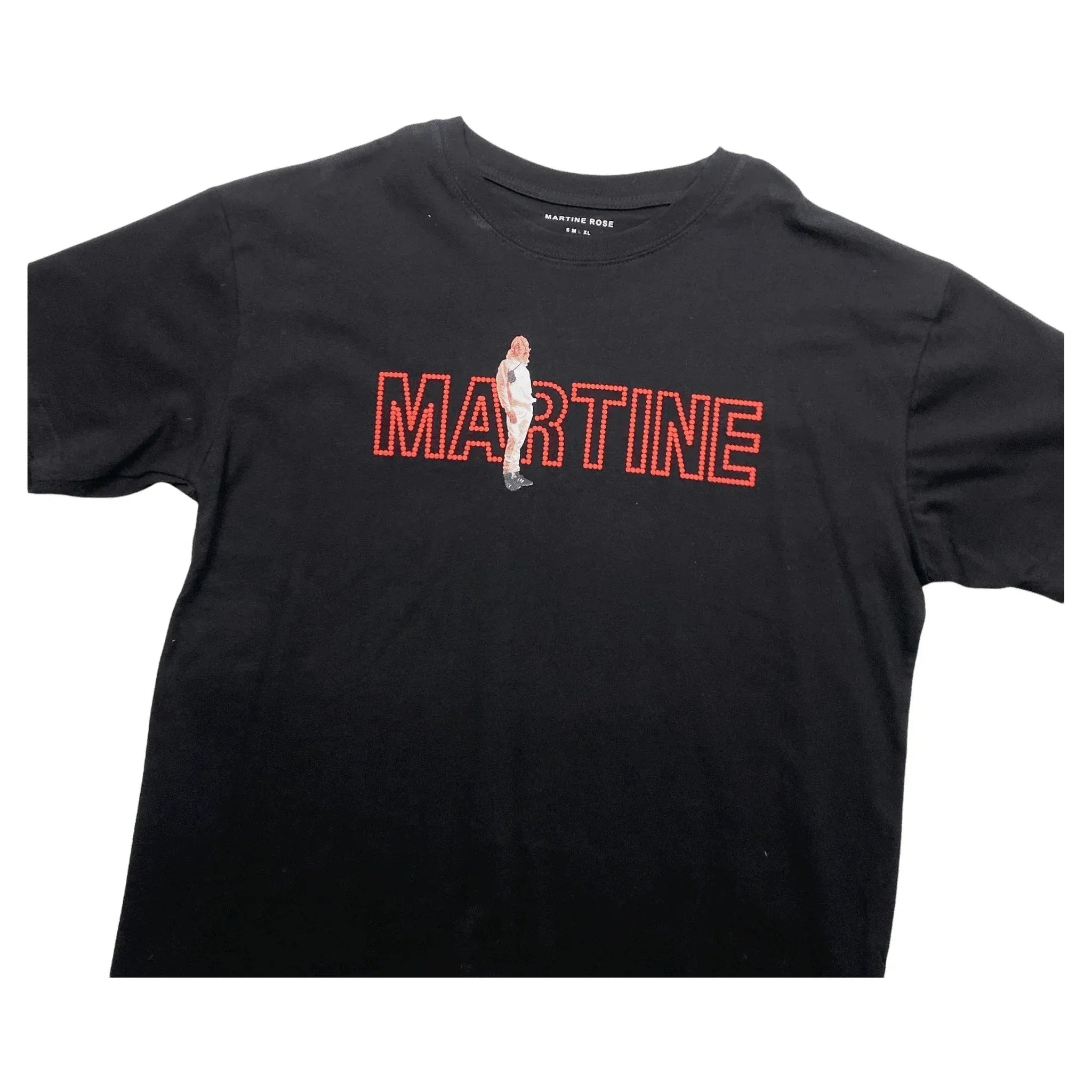 Black Martine Rose Brittle Tee - L | The Streetwear Studio