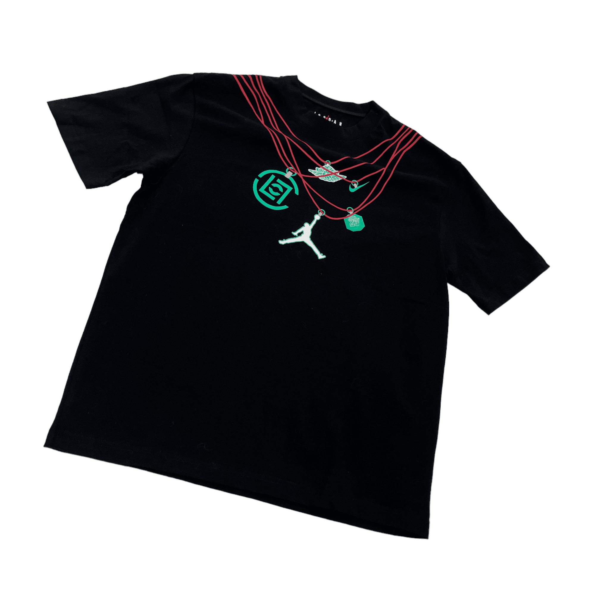 Black Nike Air Jordan x Clot Jade Tee - Medium - The Streetwear Studio