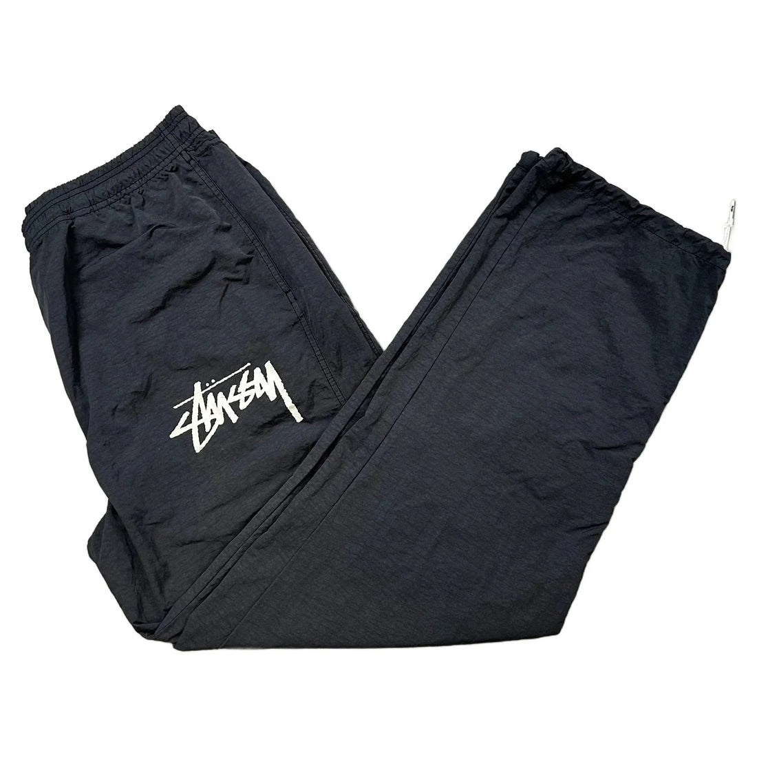 Black Nike x Stussy Nylon Joggers - L | The Streetwear Studio