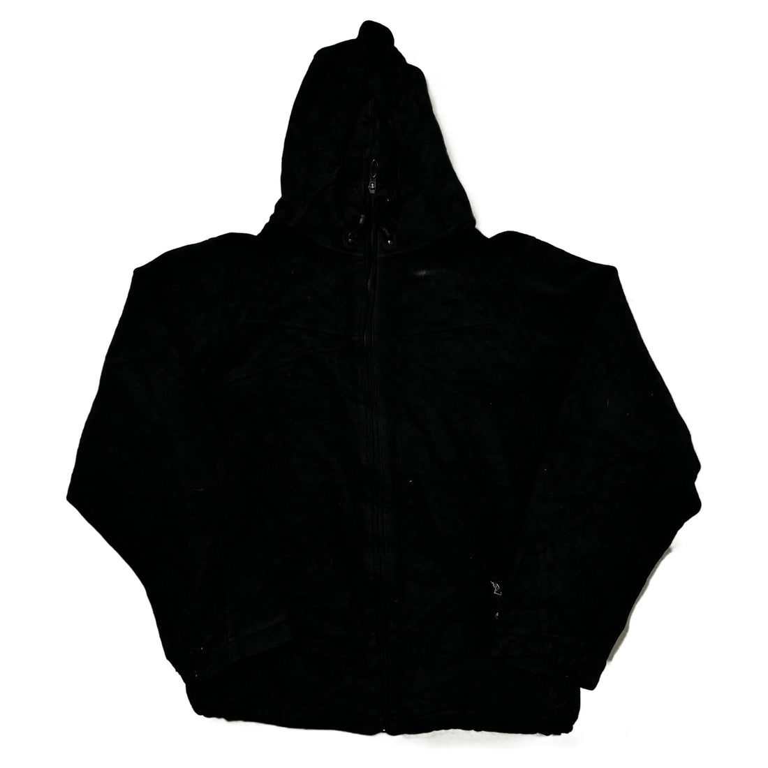 Black Oakley Full Zip Fleece Hoodie - L | The Streetwear Studio