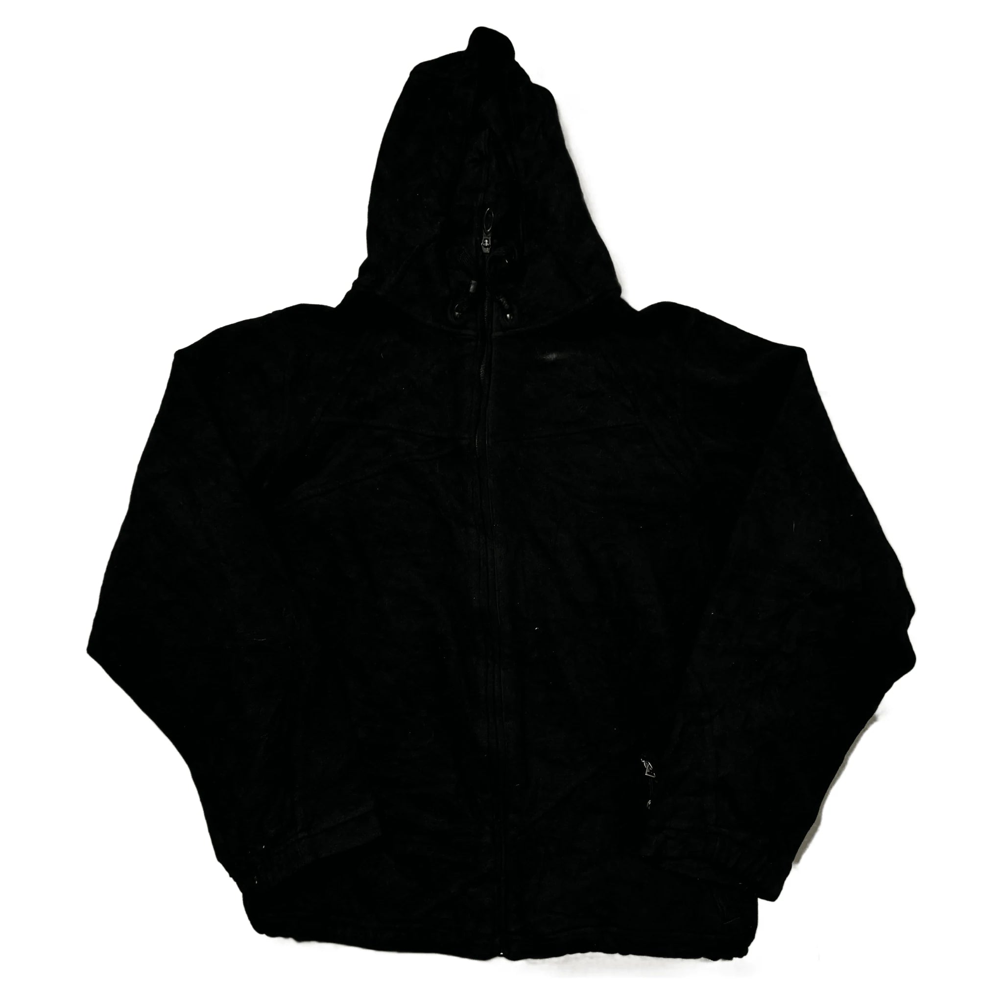 Black Oakley Full Zip Fleece Hoodie - L | The Streetwear Studio