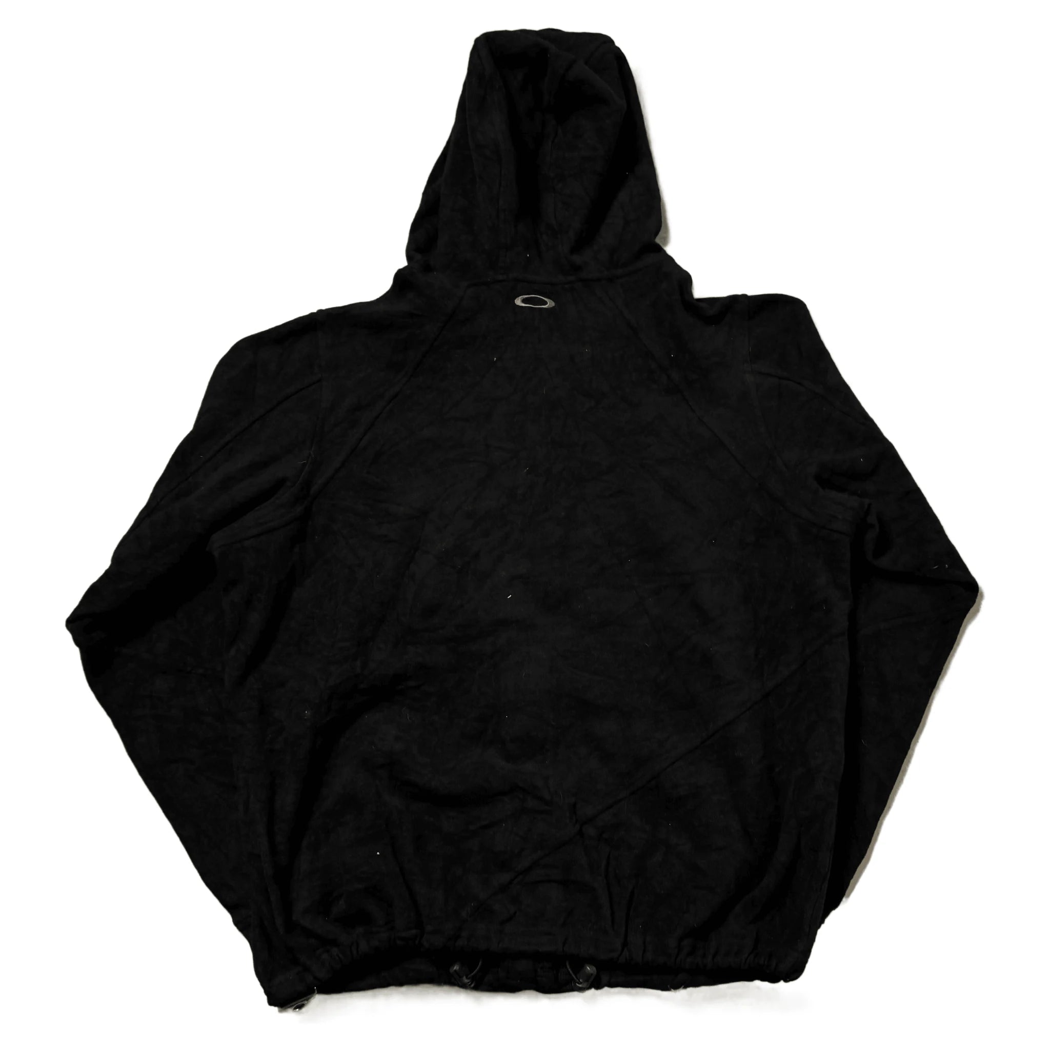 Black Oakley Full Zip Fleece Hoodie - L | The Streetwear Studio
