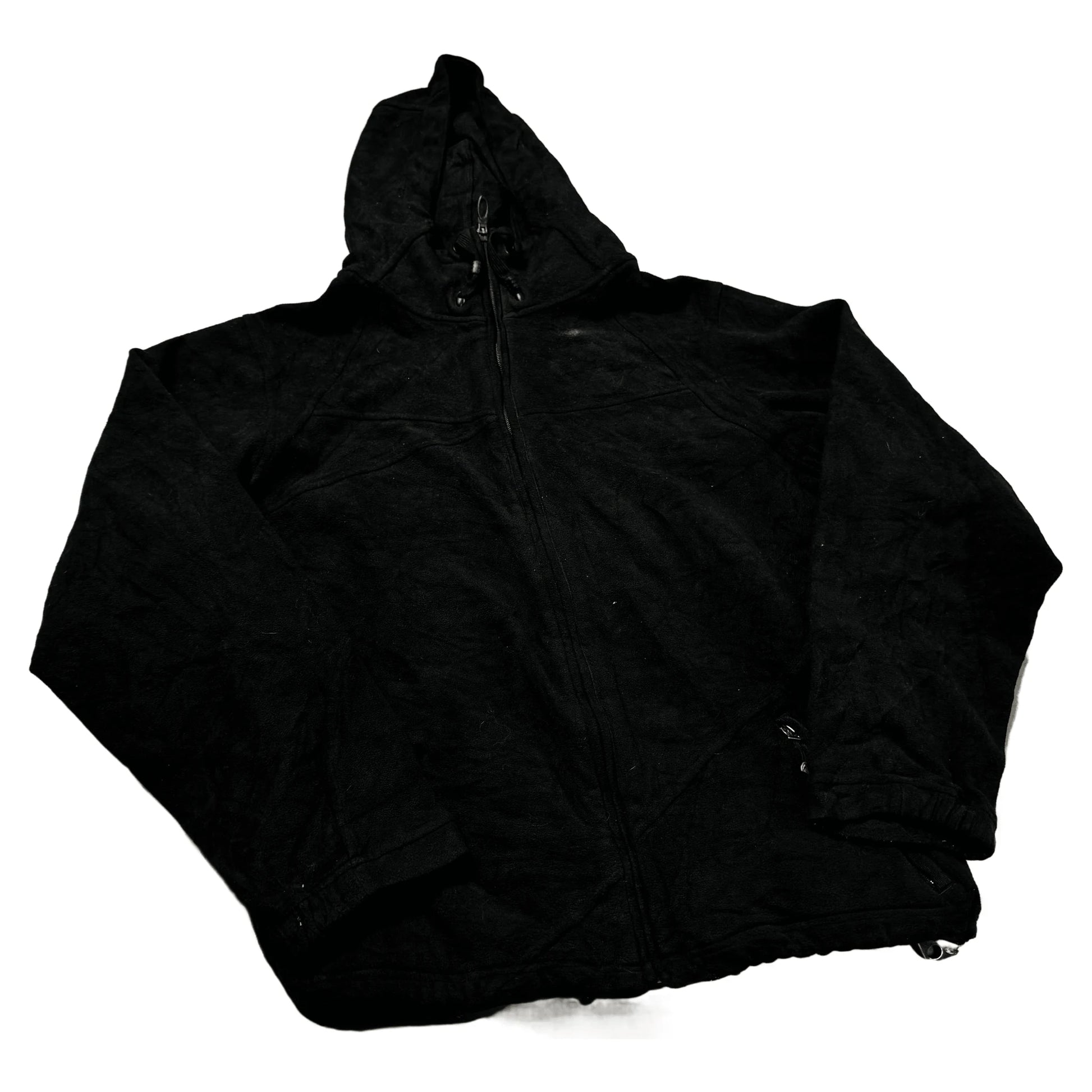 Black Oakley Full Zip Fleece Hoodie - L | The Streetwear Studio