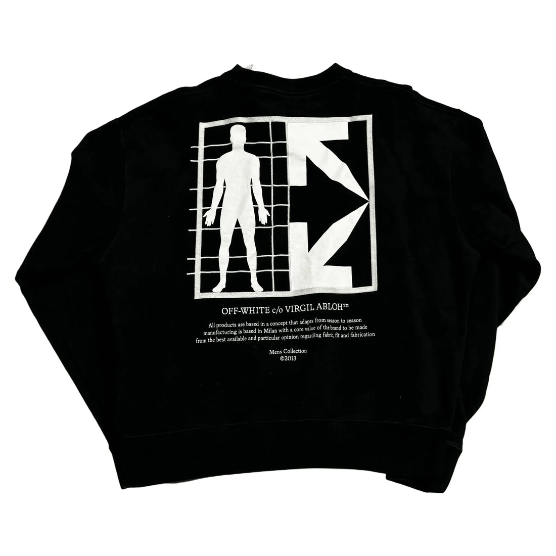 Black Off-White Sweatshirt - L | The Streetwear Studio