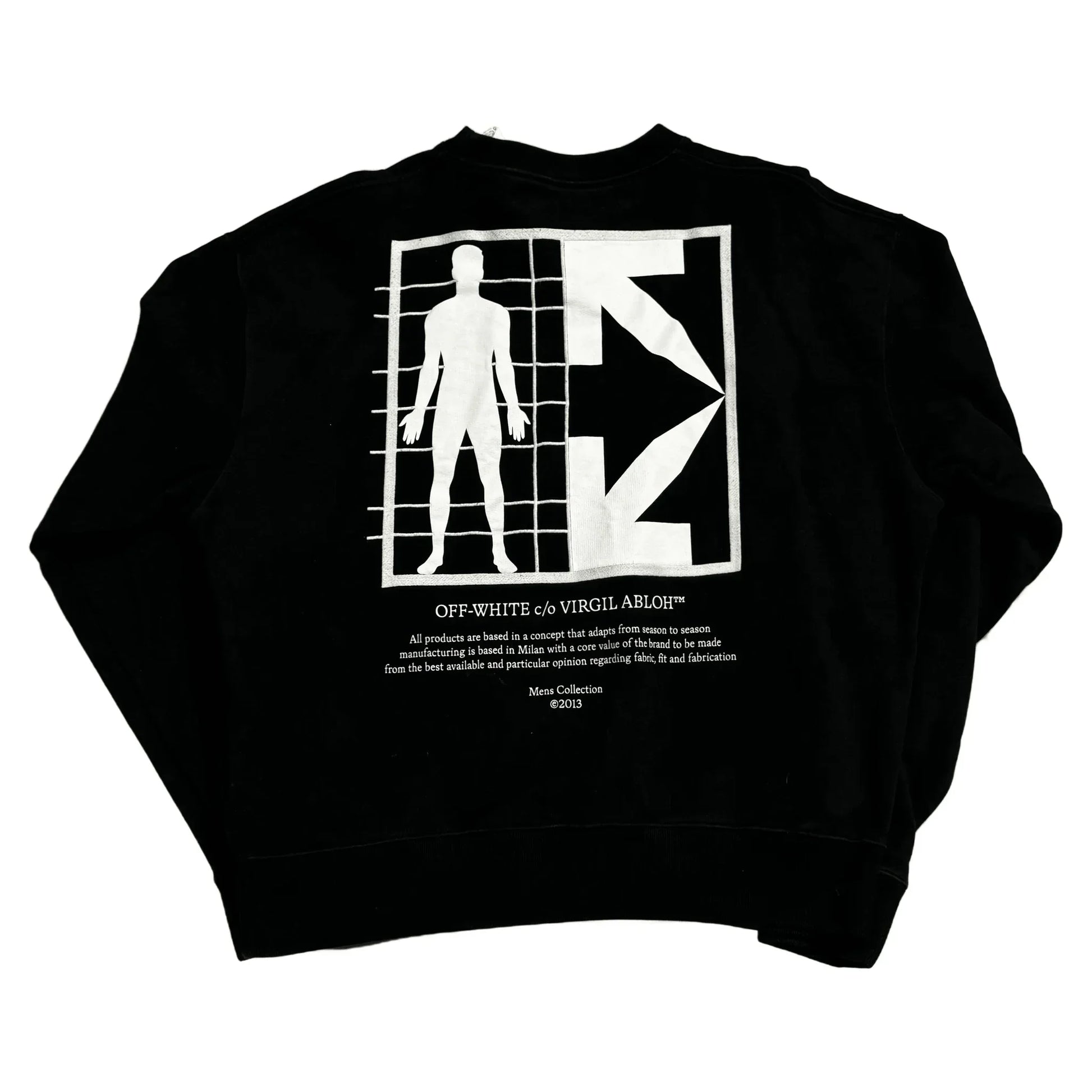 Black Off-White Sweatshirt - L | The Streetwear Studio